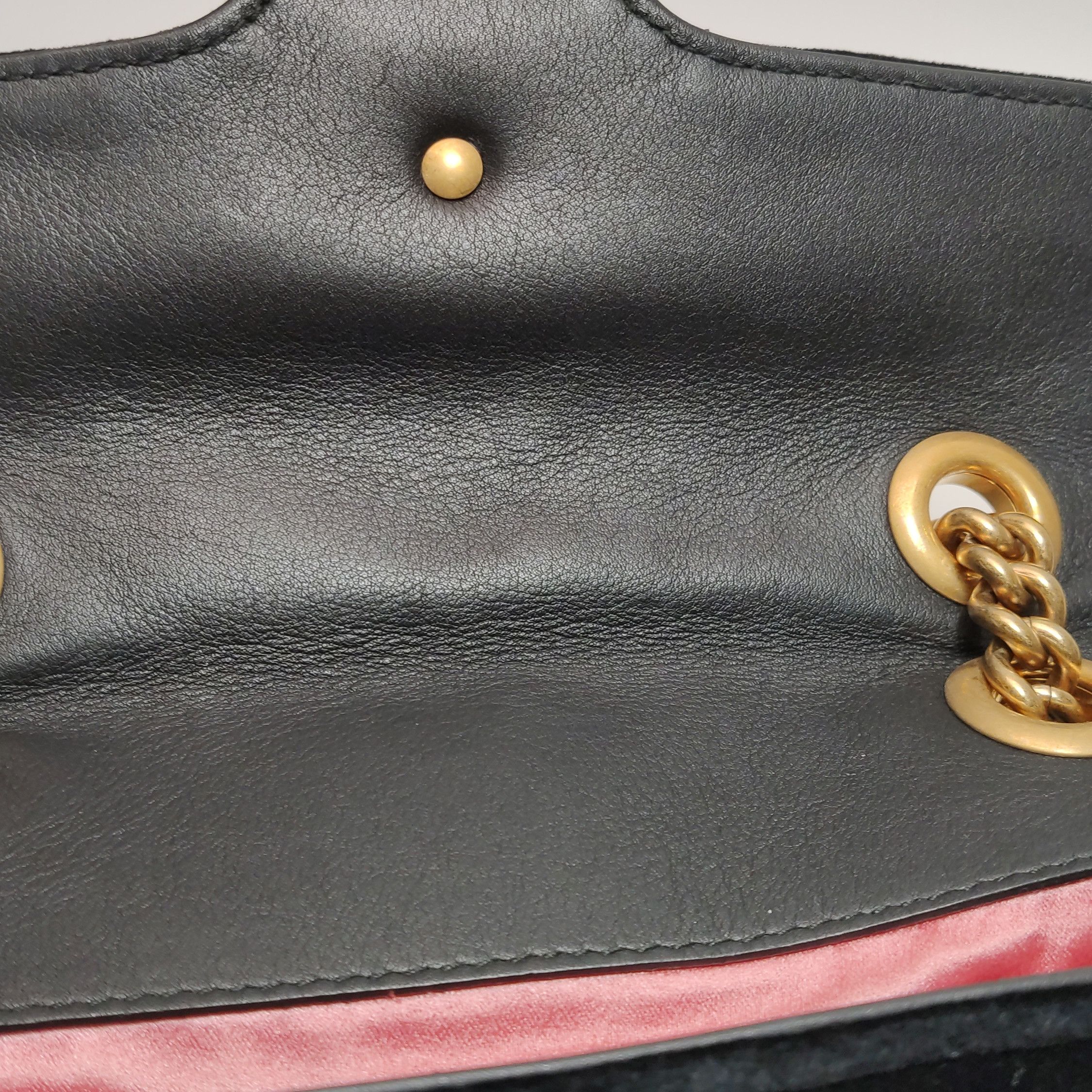 Gucci Gucci GG Marmont Velvet Shoulder Bag Size ONE SIZE - 17 Thumbnail