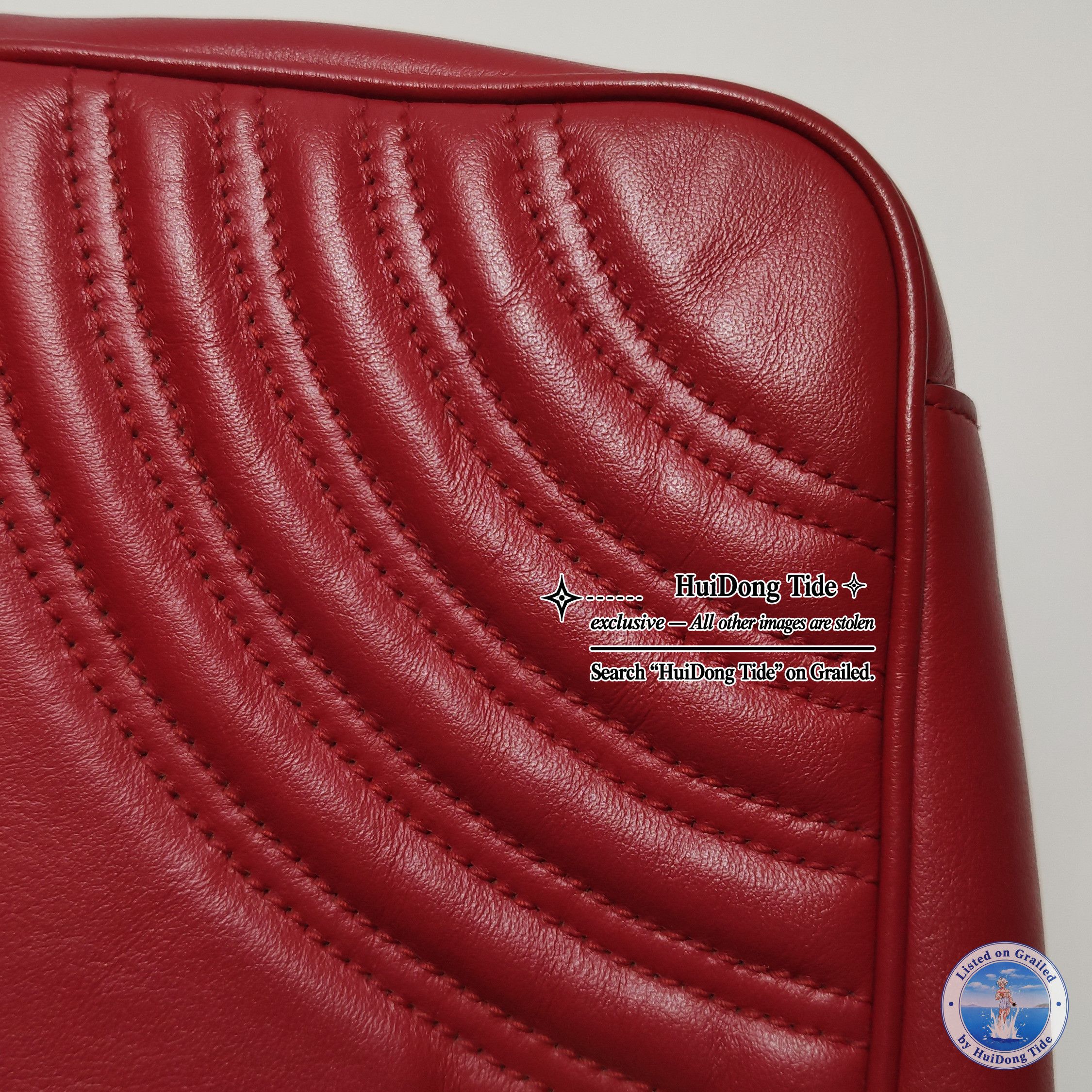 Gucci Gucci GG Marmont Red Leather Shoulder Bag Size ONE SIZE - 17 Thumbnail