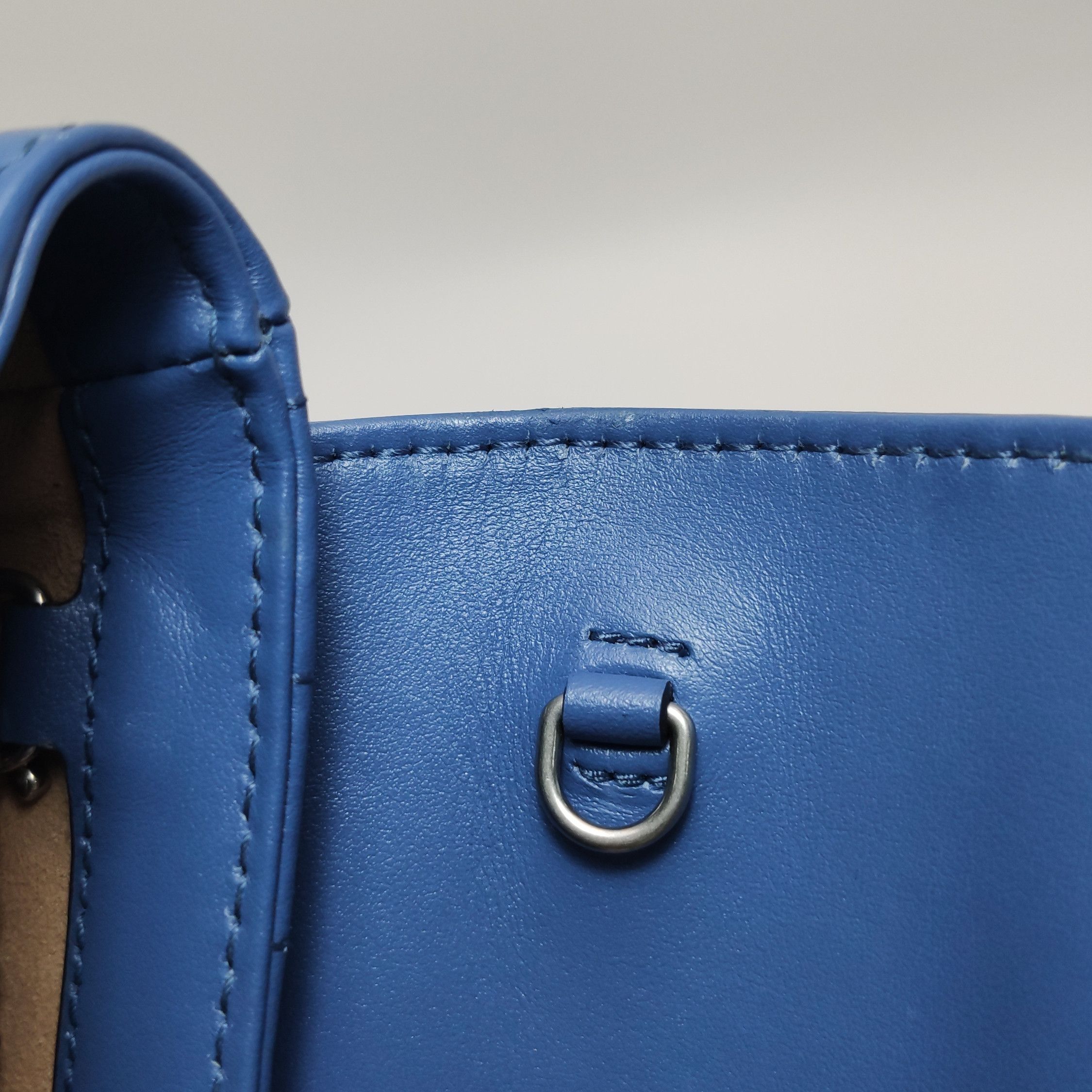 Gucci Gucci GG Marmont Leather Shoulder Bag Blue Size ONE SIZE - 12 Thumbnail