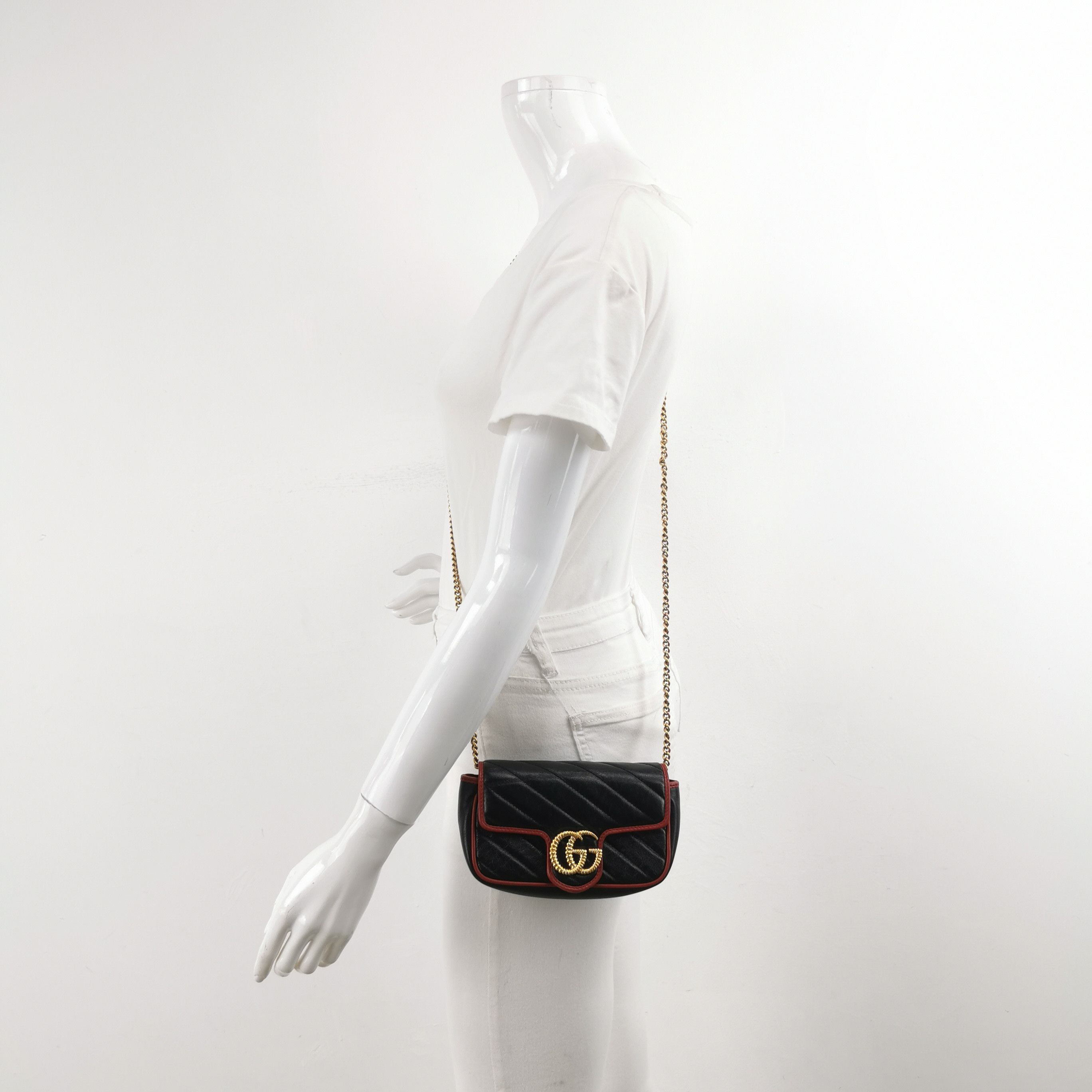 Gucci Gucci GG Marmont Leather Mini Bag Size ONE SIZE - 2 Thumbnail