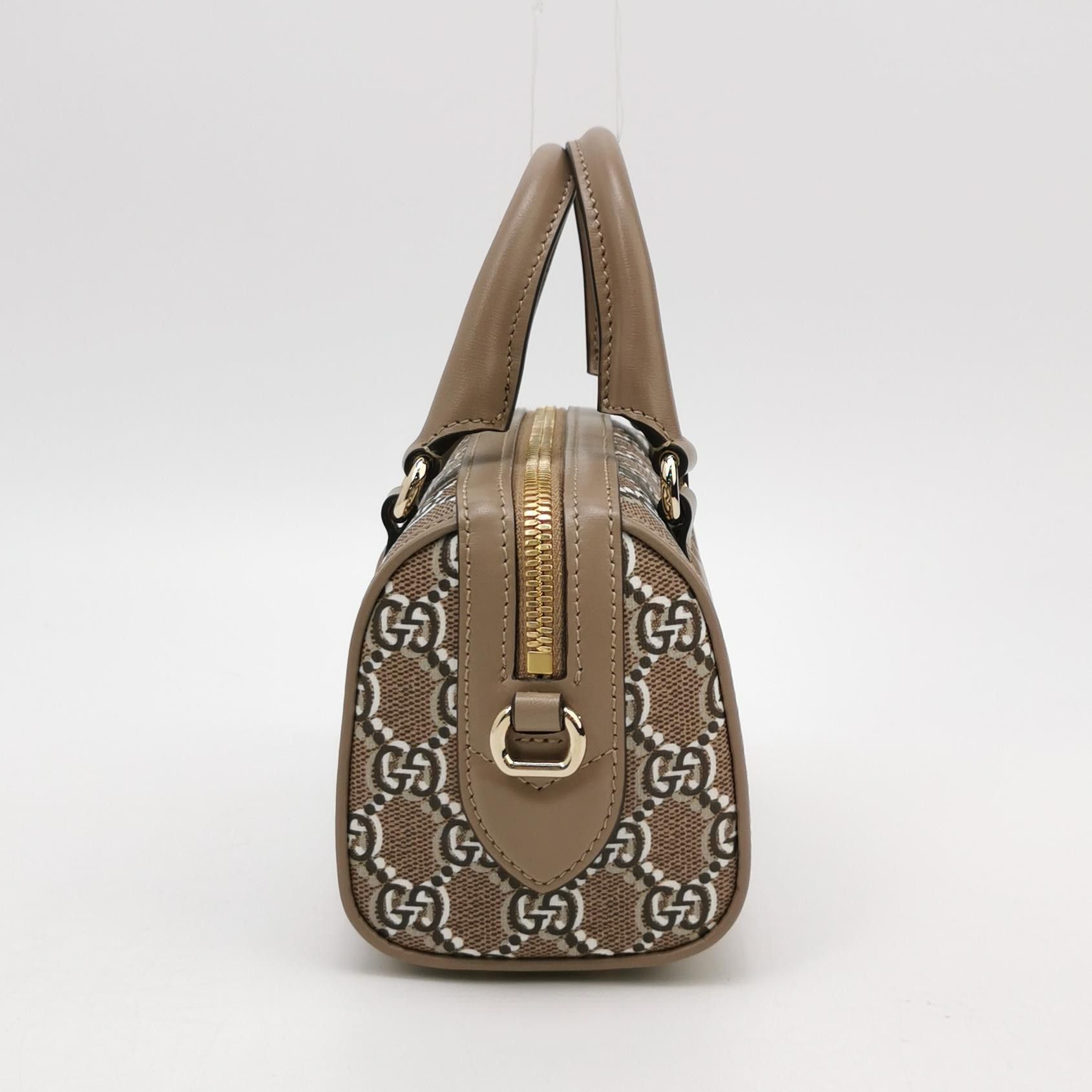 Gucci Gucci GG Emblem Mini Leather Handle Bag ONE SIZE Size ONE SIZE - 3 Thumbnail