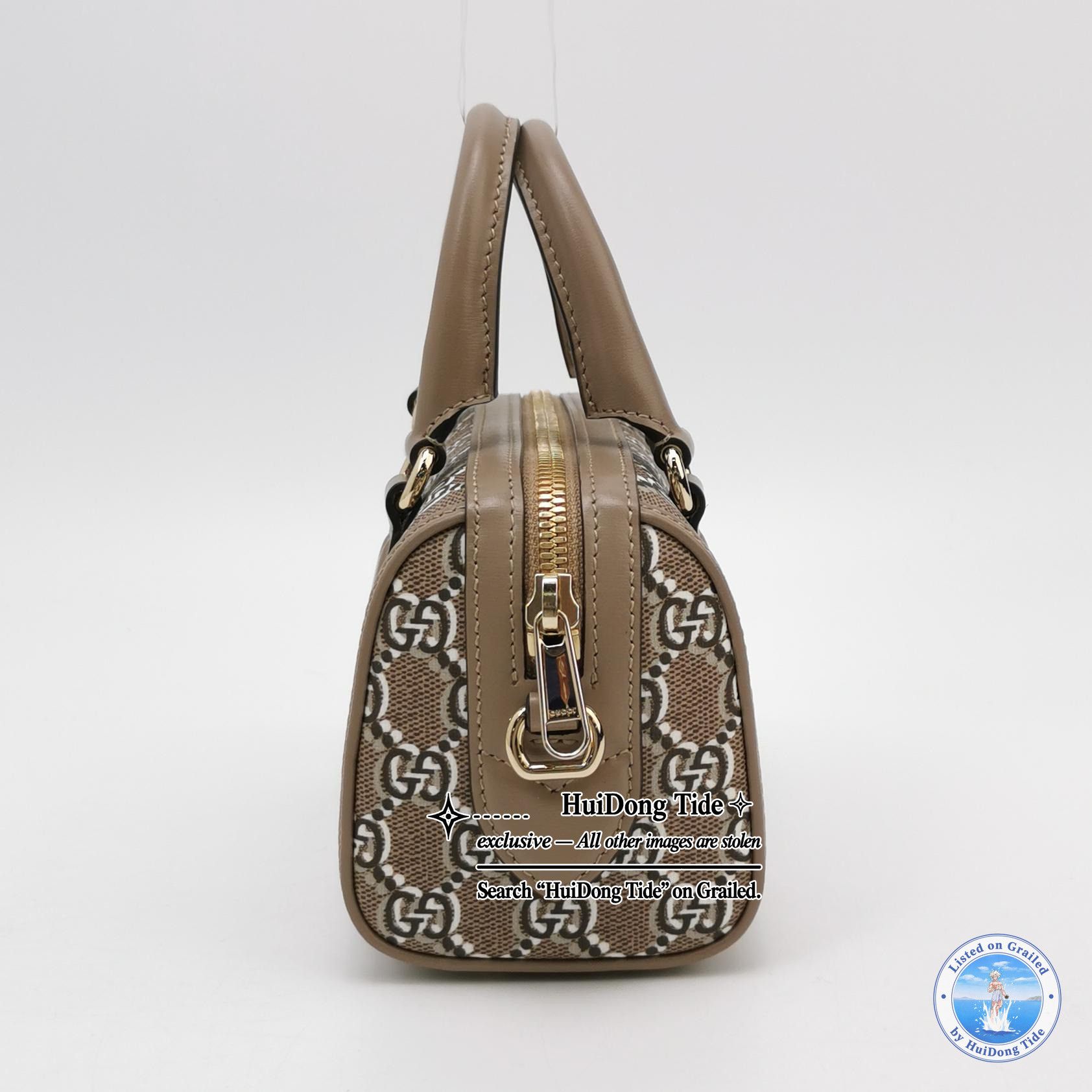 Gucci Gucci GG Emblem Mini Leather Handle Bag ONE SIZE Size ONE SIZE - 4 Thumbnail