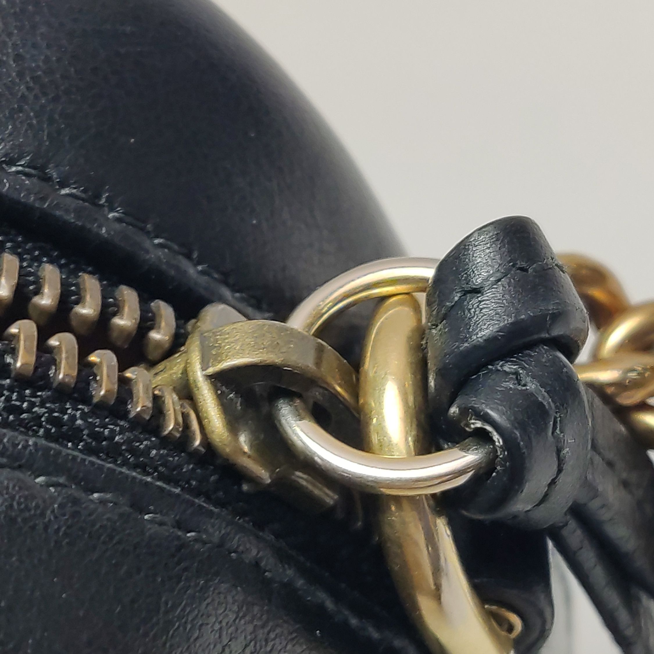 Gucci Gucci GG Marmont Black Leather Camera Bag Mini Size ONE SIZE - 16 Thumbnail