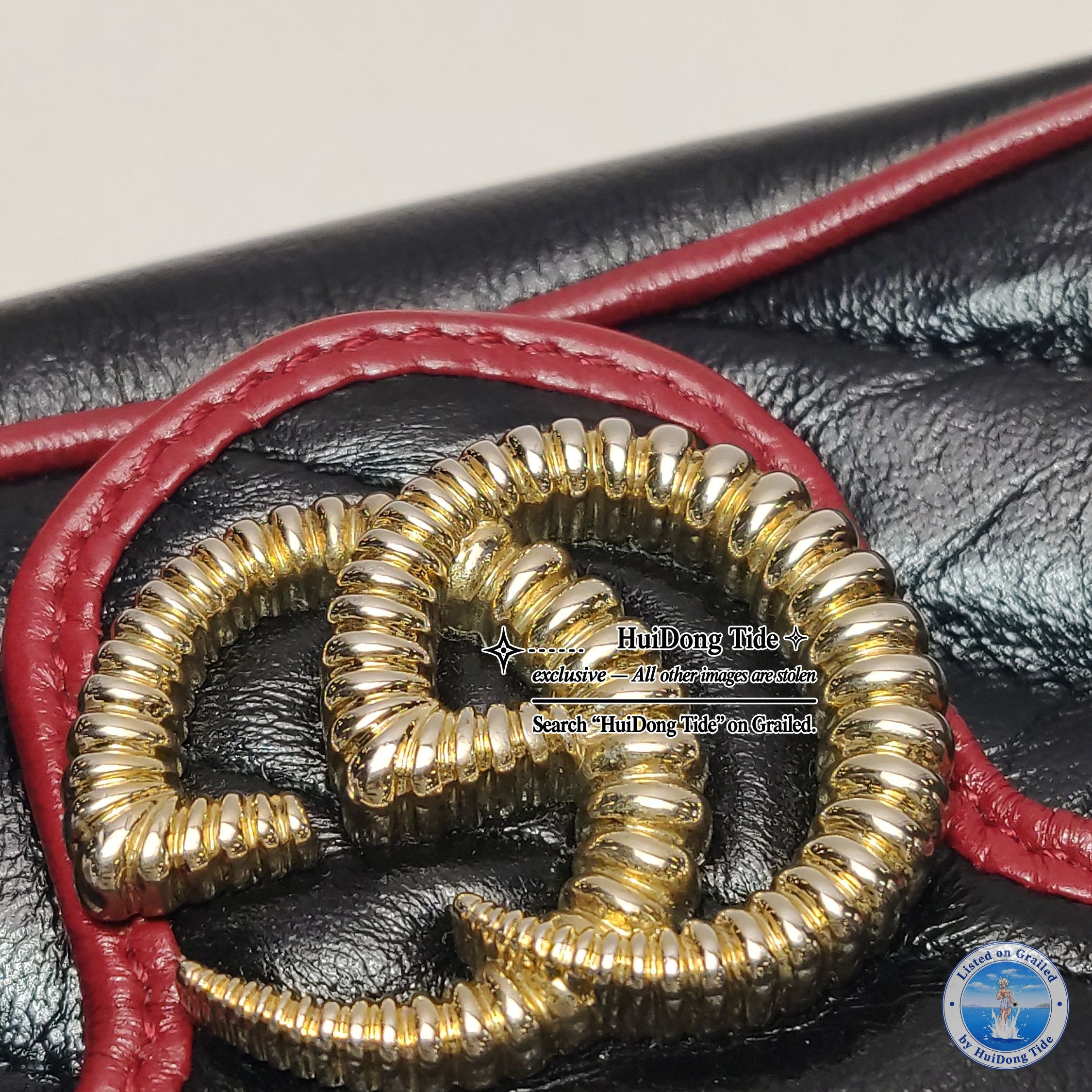 Gucci Gucci GG Marmont Mini Leather Shoulder Bag One Size Size ONE SIZE - 14 Thumbnail