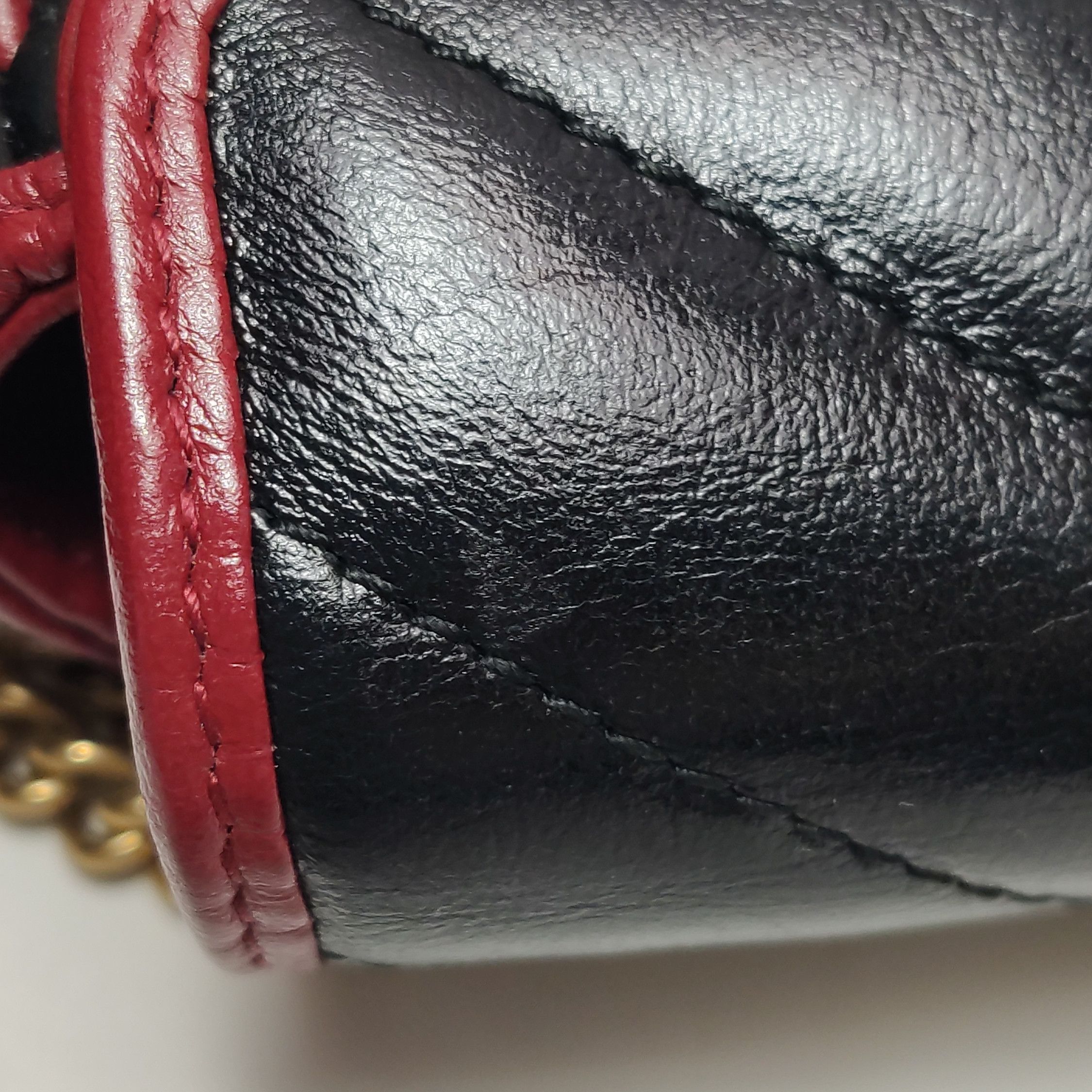 Gucci Gucci GG Marmont Mini Leather Shoulder Bag One Size Size ONE SIZE - 19 Thumbnail