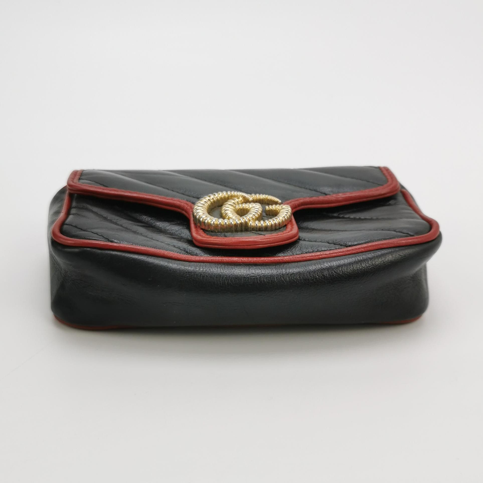 Gucci Gucci GG Marmont Mini Leather Shoulder Bag One Size Size ONE SIZE - 6 Thumbnail