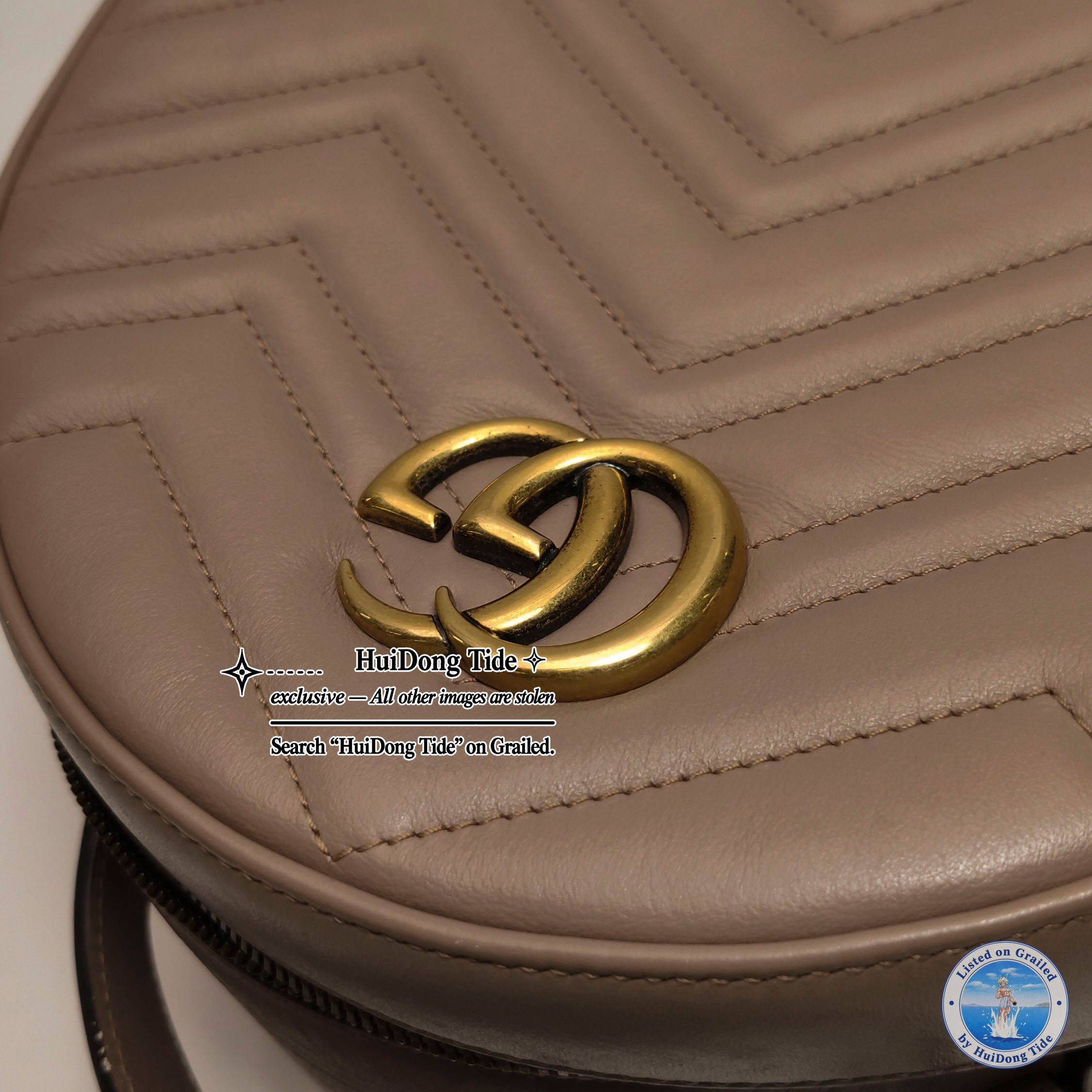 Gucci Gucci GG Marmont Leather Backpack Size ONE SIZE Size ONE SIZE - 12 Thumbnail