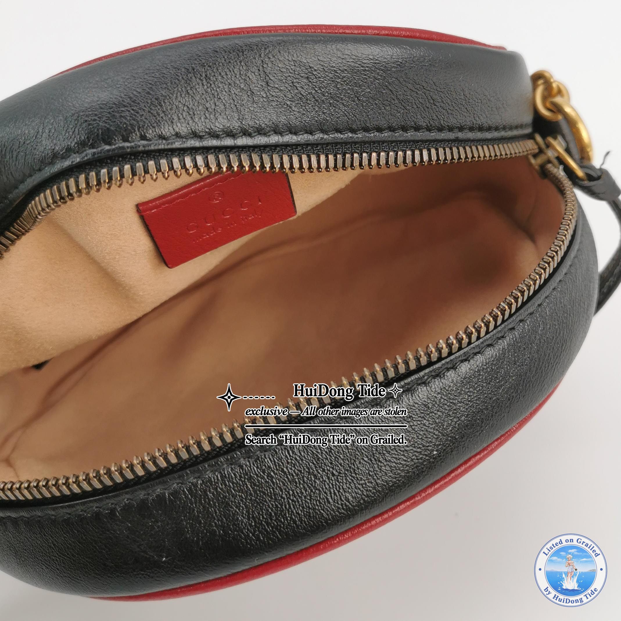 Gucci Gucci GG Marmont Round Leather Shoulder Bag ONE SIZE Size ONE SIZE - 7 Thumbnail