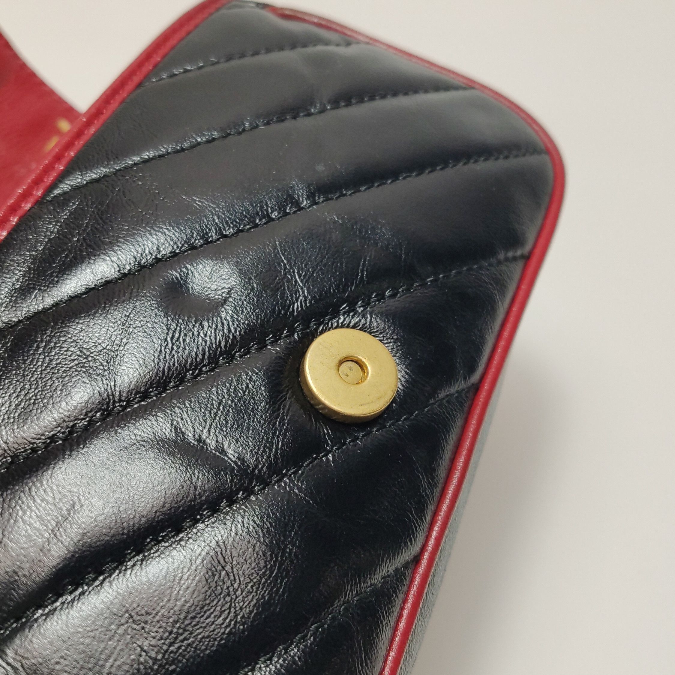 Gucci Gucci GG Marmont Matelasse Leather Crossbody Bag ONE SIZE Size ONE SIZE - 11 Thumbnail