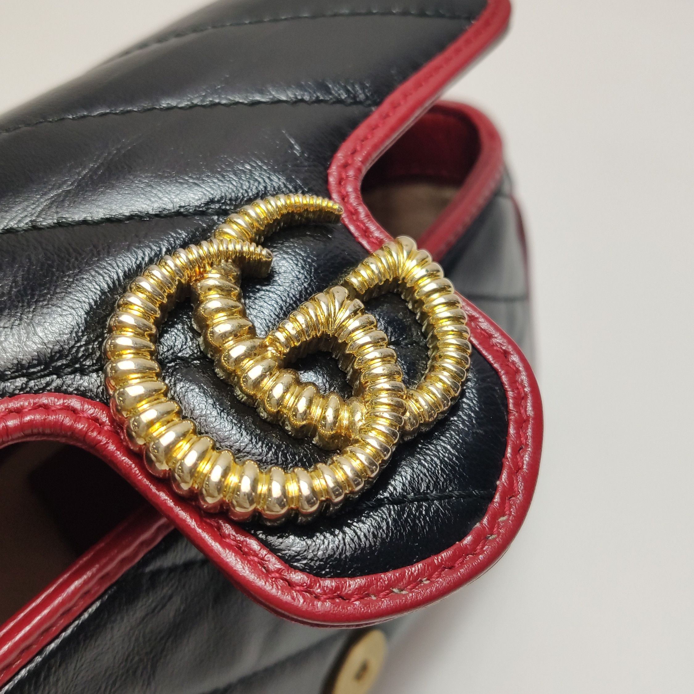 Gucci Gucci GG Marmont Matelasse Leather Crossbody Bag ONE SIZE Size ONE SIZE - 13 Thumbnail