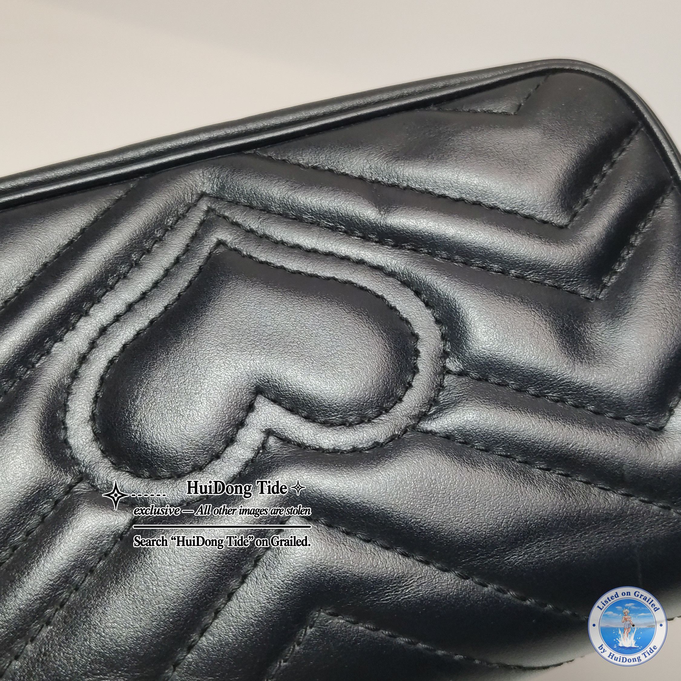 Gucci Gucci GG Marmont Leather Mini Flap Bag ONE SIZE Size ONE SIZE - 19 Thumbnail