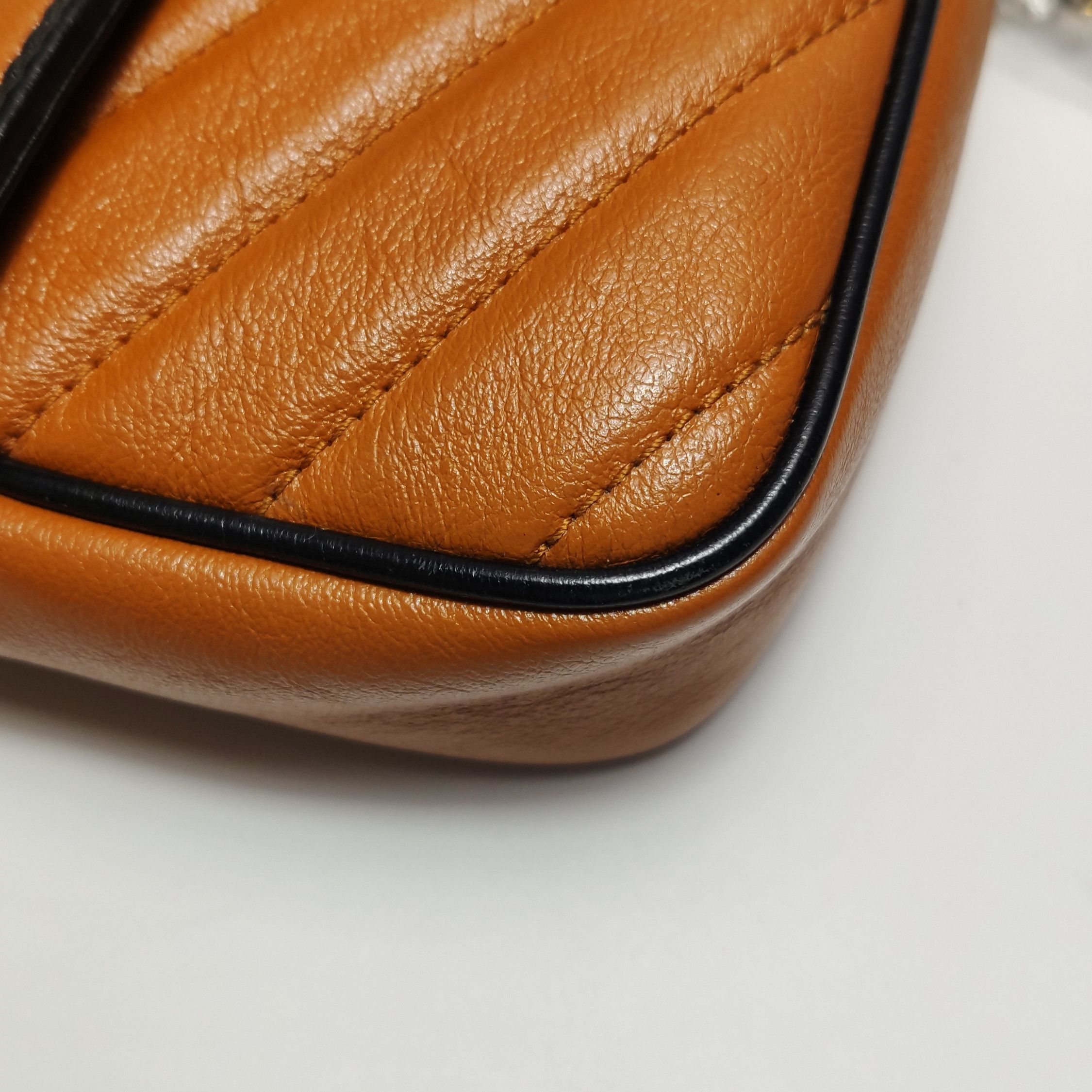 Gucci Gucci GG Marmont Leather Mini Shoulder Bag Size ONE SIZE - 19 Thumbnail