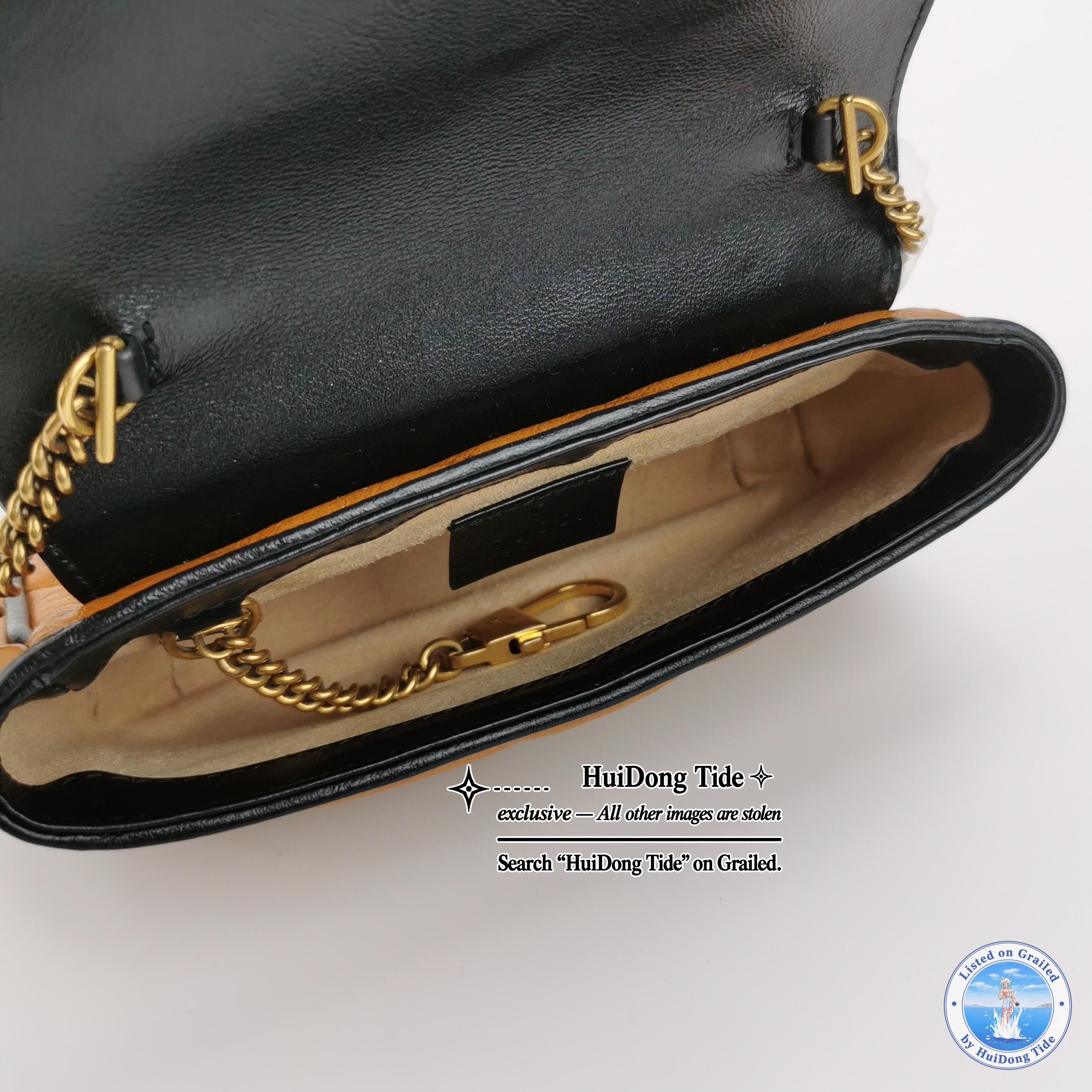 Gucci Gucci GG Marmont Leather Mini Shoulder Bag Size ONE SIZE - 7 Thumbnail