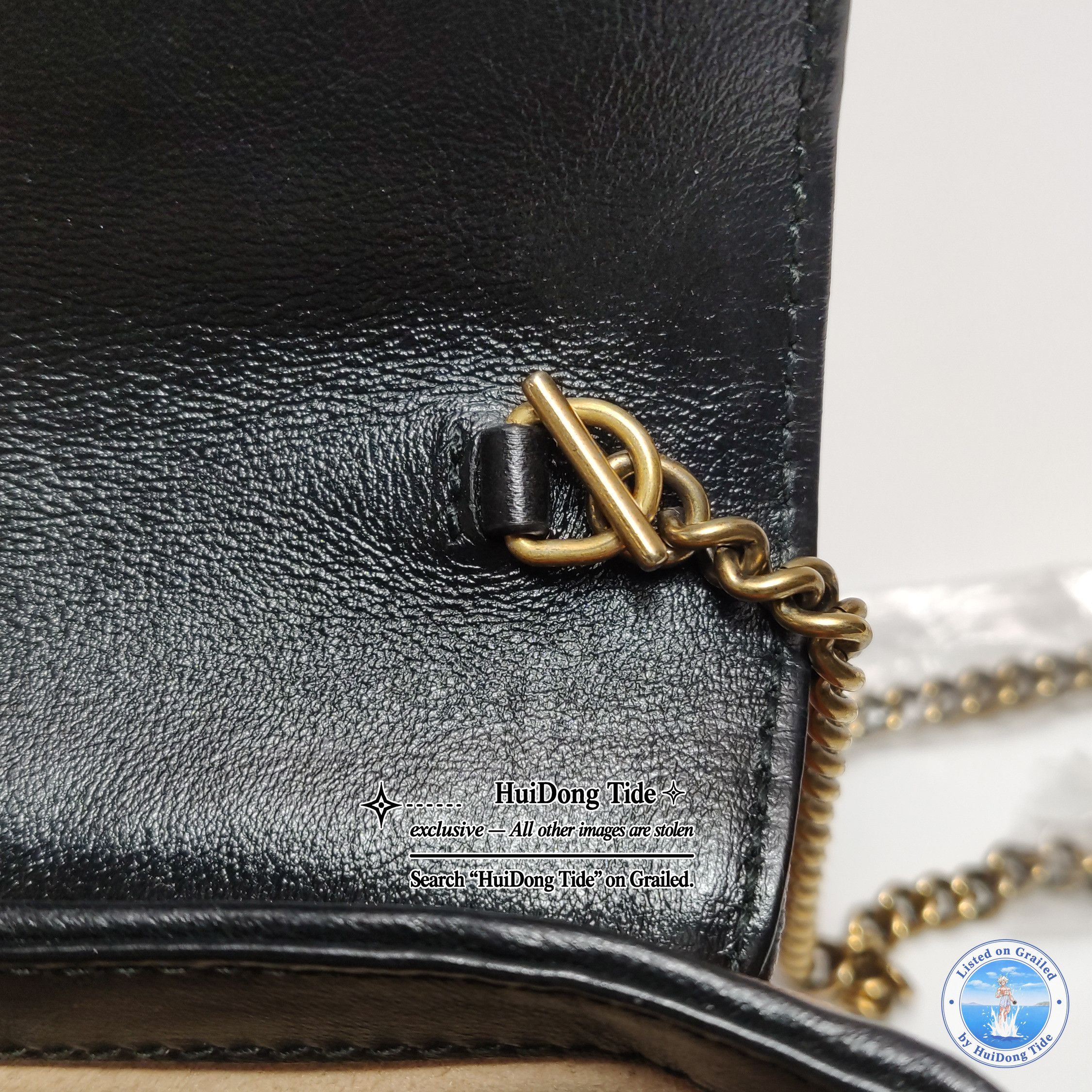 Gucci Gucci GG Marmont Leather Mini Shoulder Bag Size ONE SIZE - 10 Thumbnail