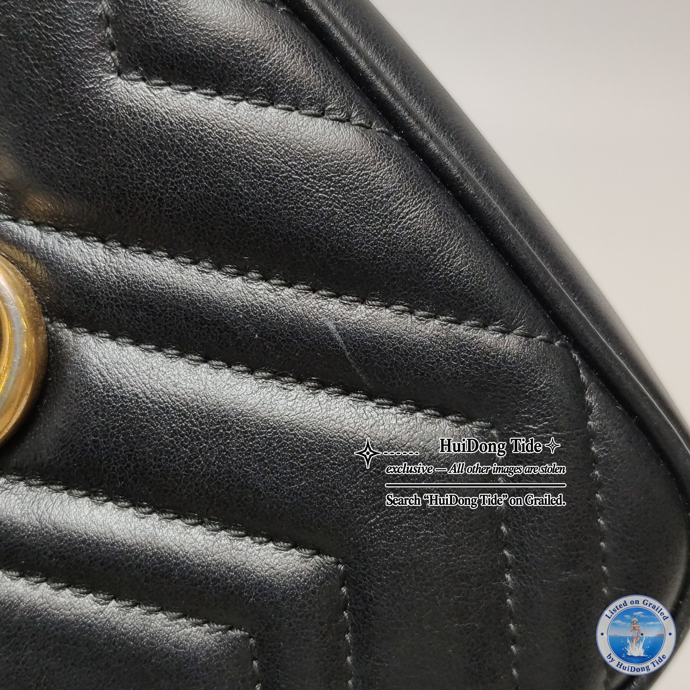 Gucci Gucci GG Marmont Leather Camera Bag ONE SIZE Size ONE SIZE - 11 Thumbnail