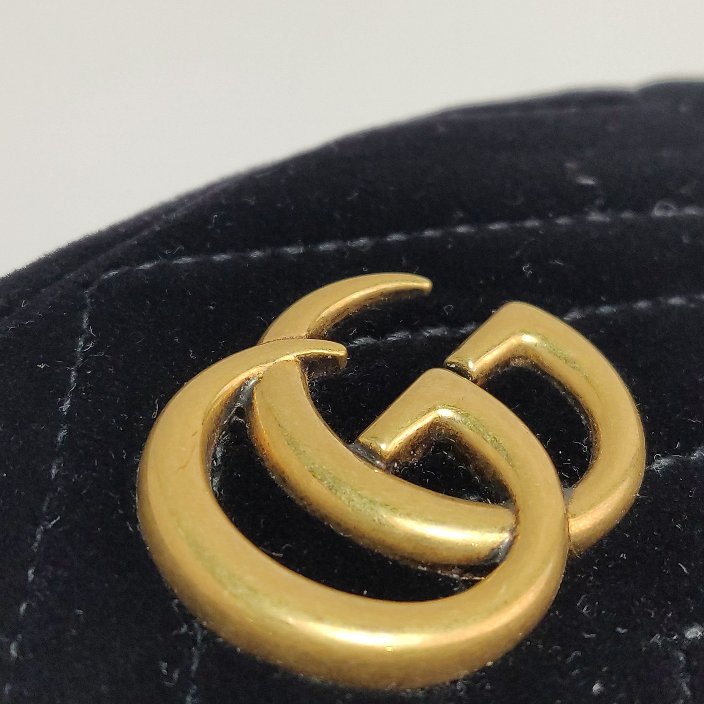 Gucci Gucci GG Marmont Velvet Belt Bag Size 95 Size ONE SIZE - 14 Thumbnail
