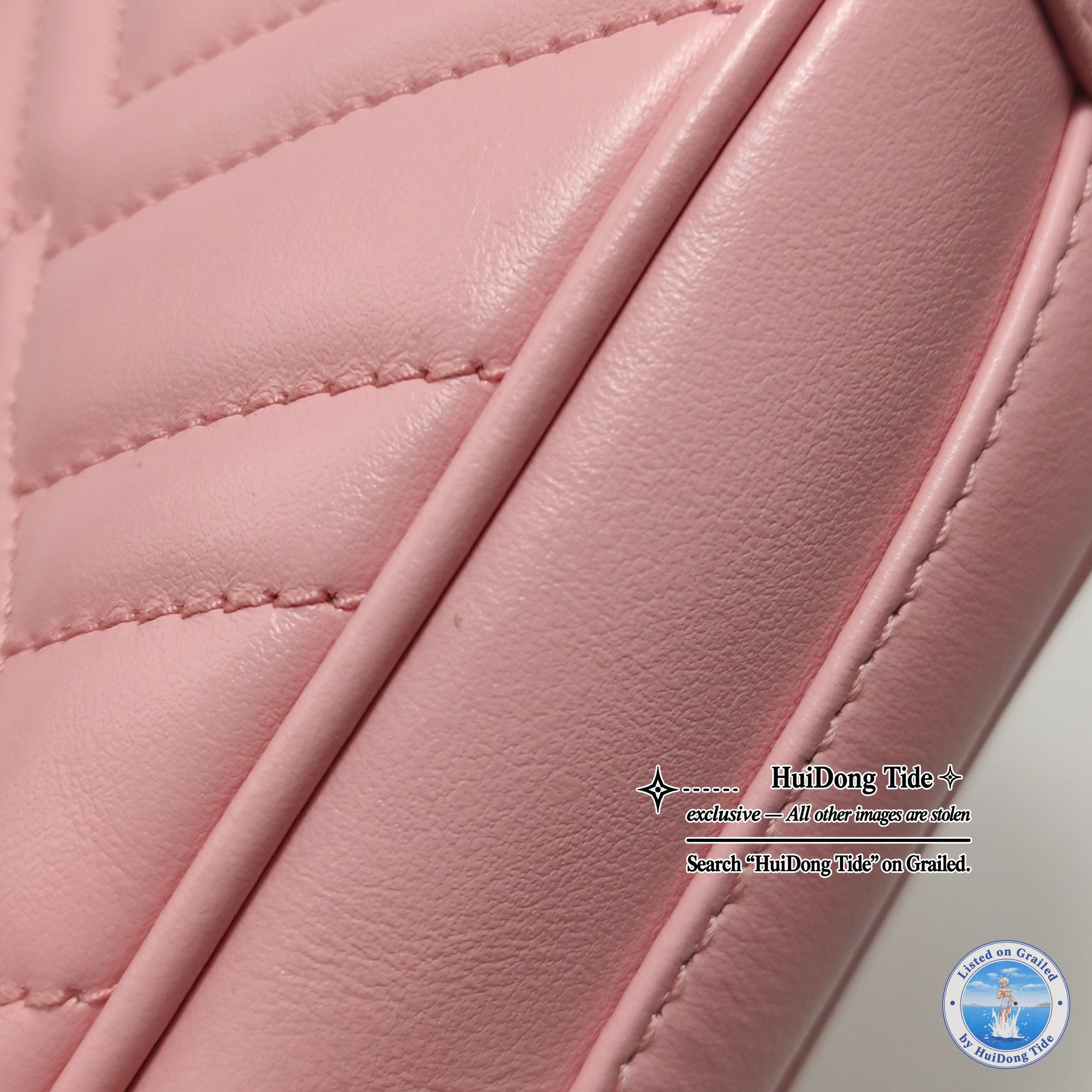 Gucci Gucci GG Marmont Pink Leather Shoulder Bag Size ONE SIZE - 16 Thumbnail