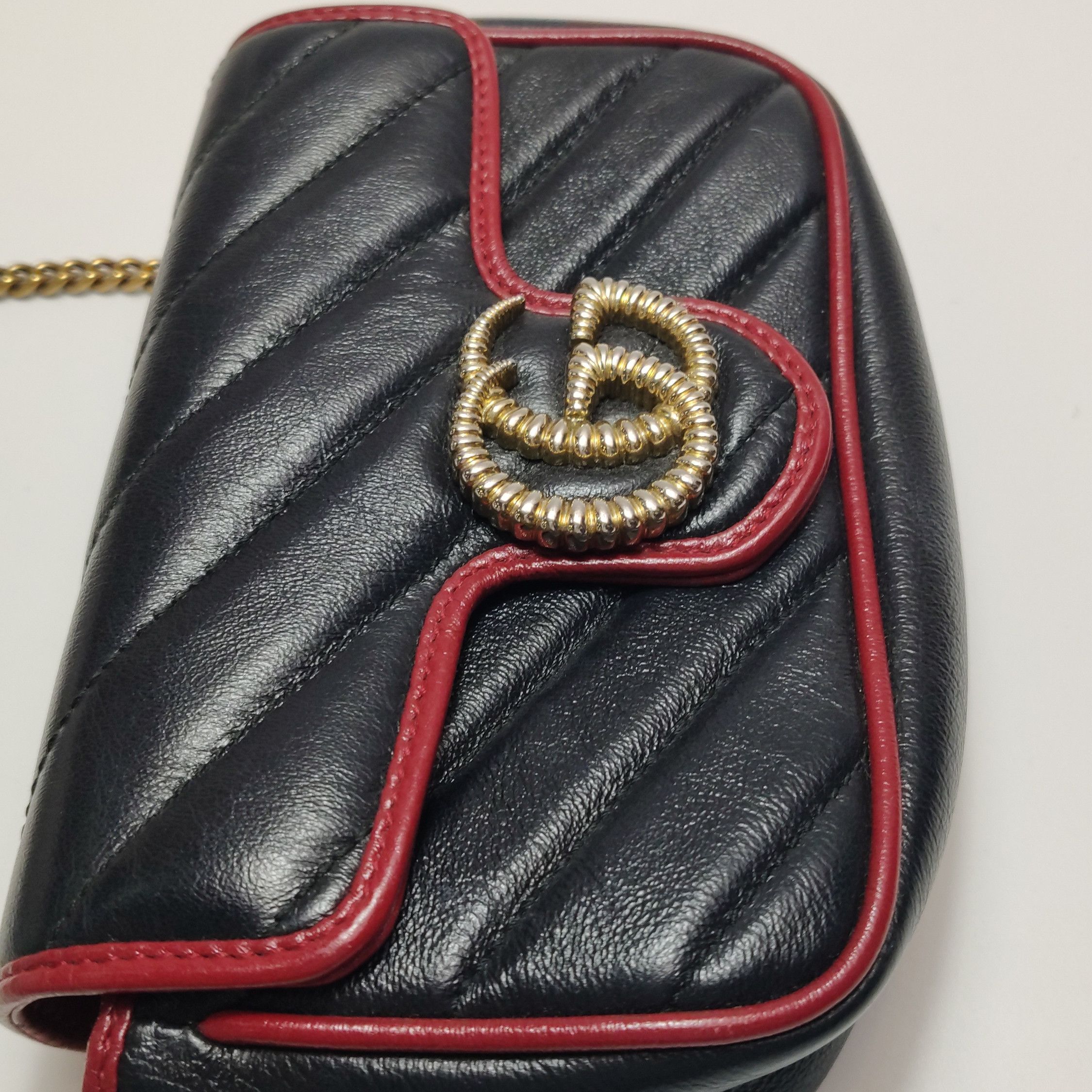 Gucci Gucci GG Marmont Leather Shoulder Bag ONE SIZE Size ONE SIZE - 20 Thumbnail