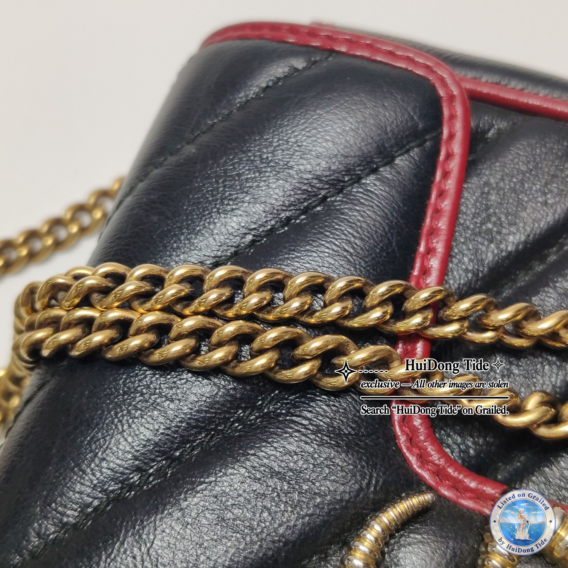 Gucci Gucci GG Marmont Leather Shoulder Bag ONE SIZE Size ONE SIZE - 13 Thumbnail