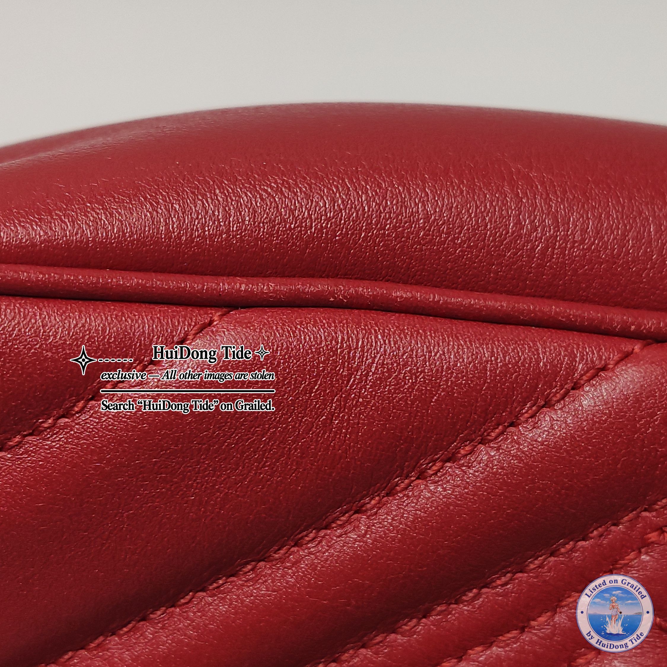 Gucci Gucci GG Marmont Red Quilted Leather Shoulder Bag Size ONE SIZE - 17 Thumbnail