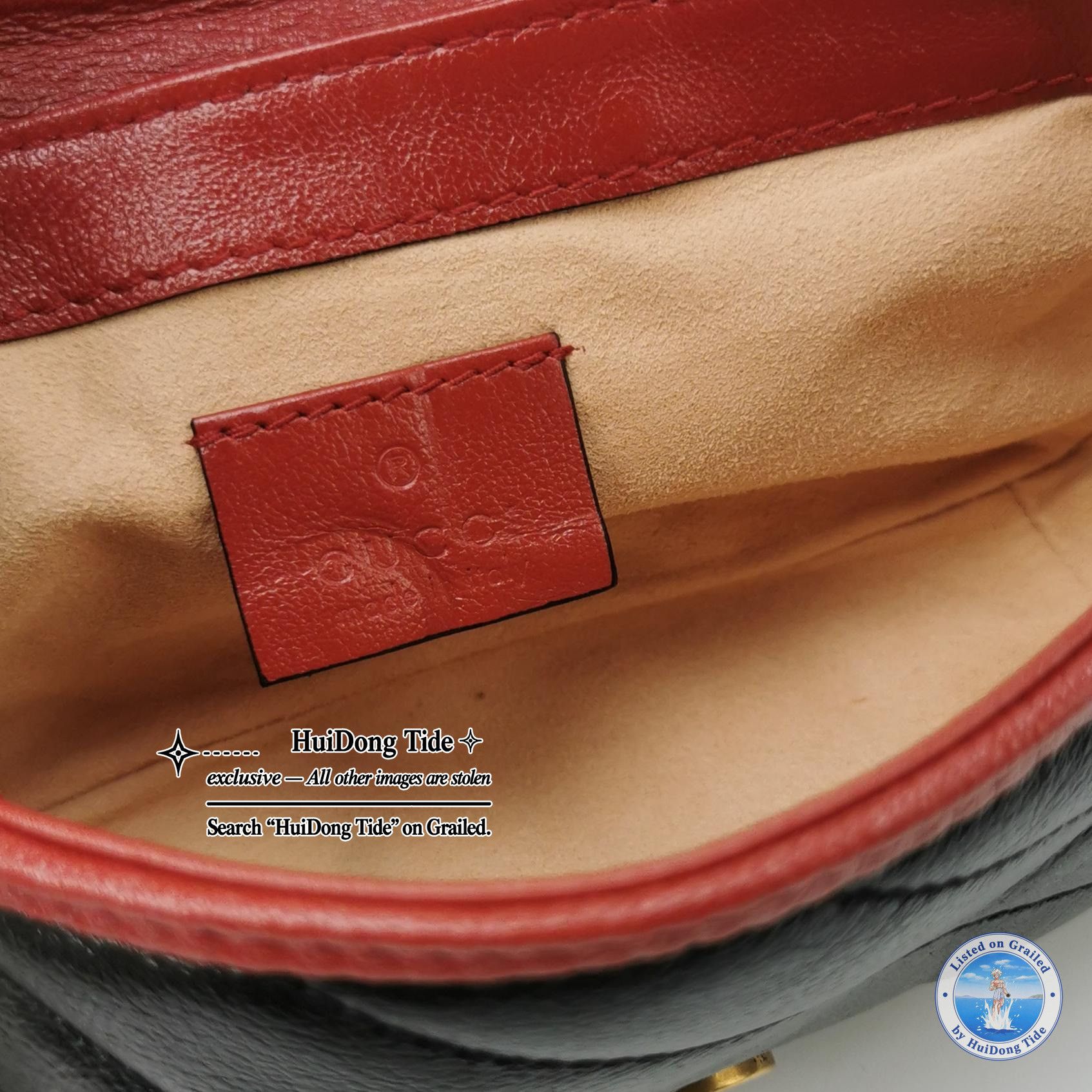 Gucci Gucci GG Marmont Mini Leather Shoulder Bag Size ONE SIZE - 8 Thumbnail