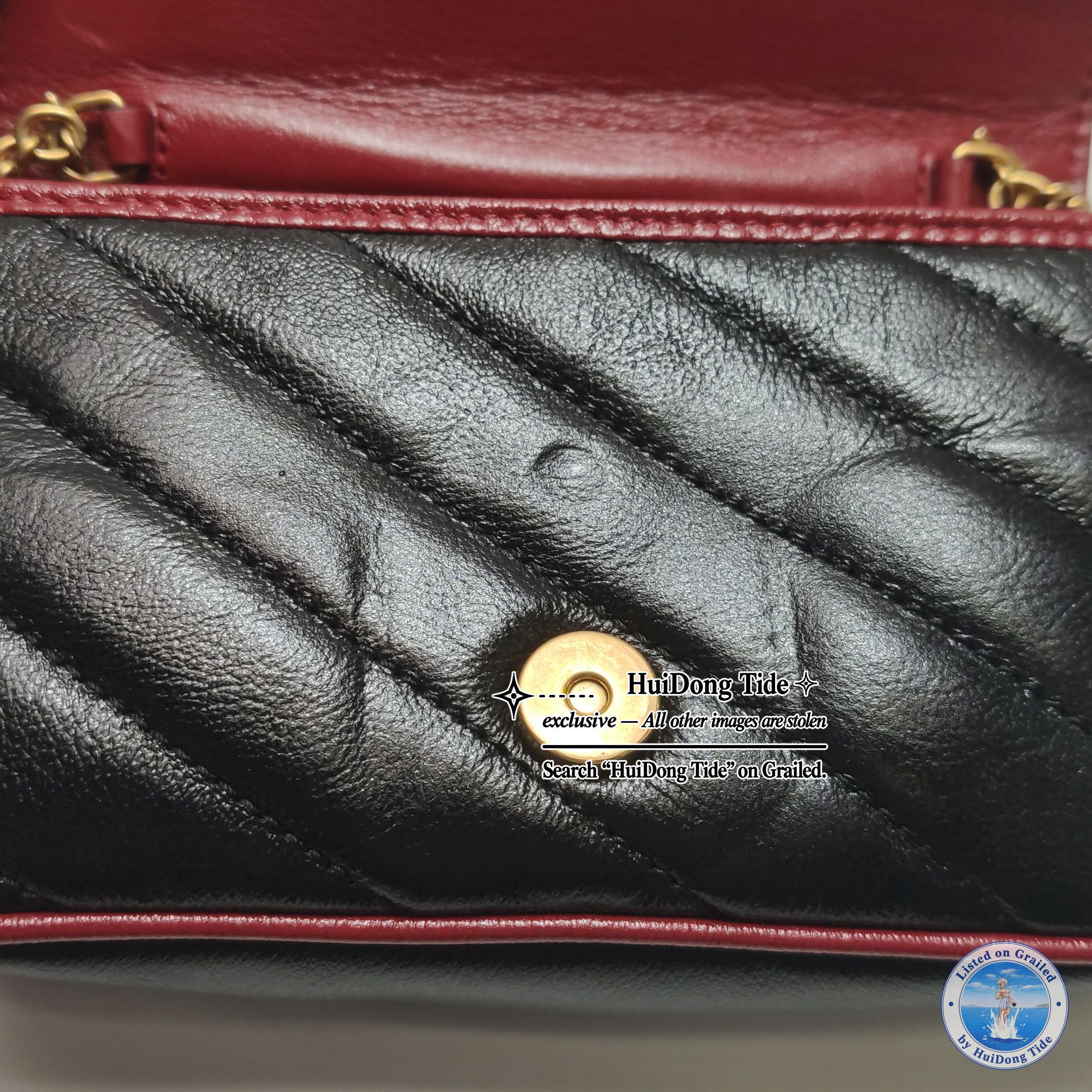 Gucci Gucci GG Marmont Mini Leather Shoulder Bag Size ONE SIZE - 12 Thumbnail