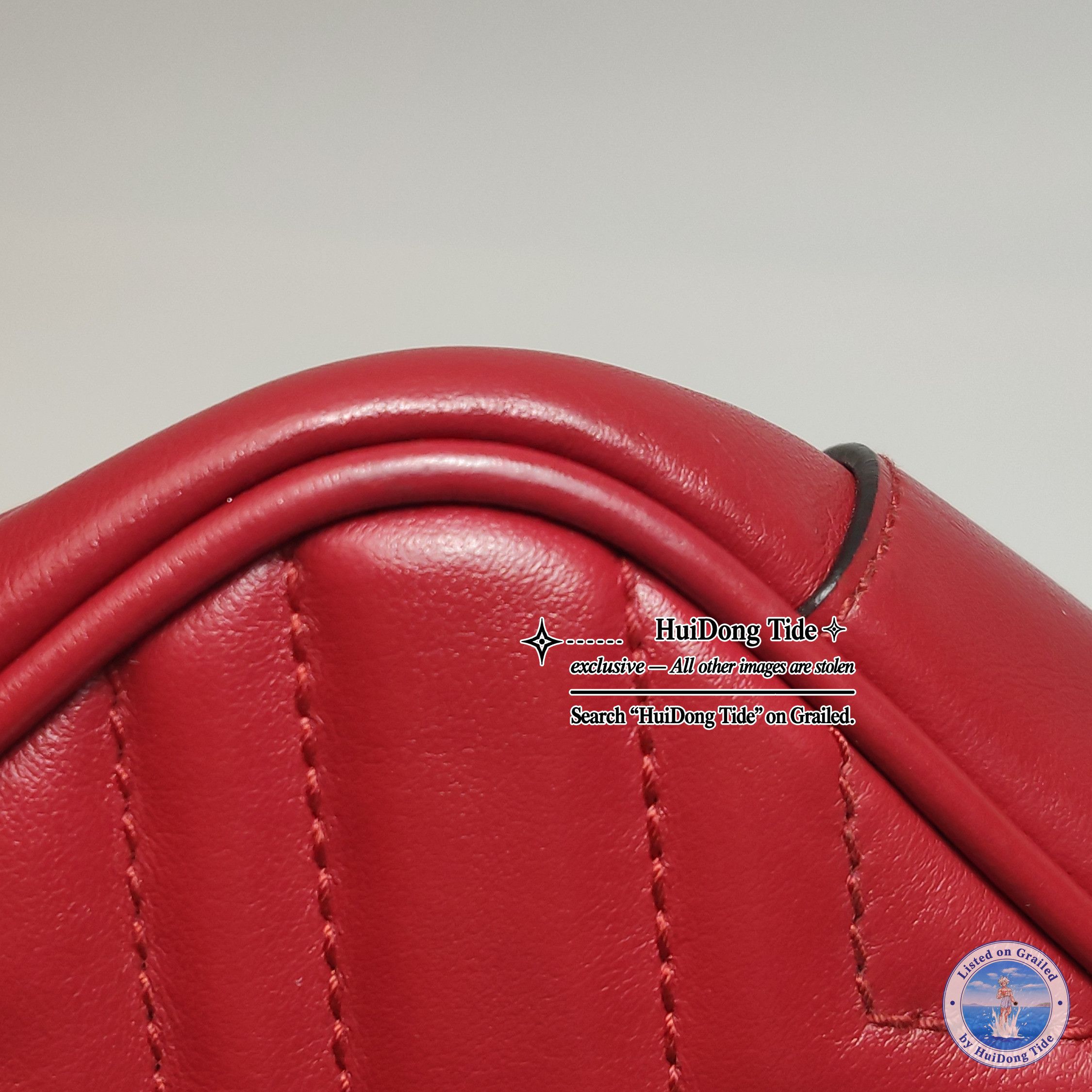 Gucci Gucci GG Marmont Red Leather Shoulder Bag ONE SIZE Size ONE SIZE - 17 Thumbnail