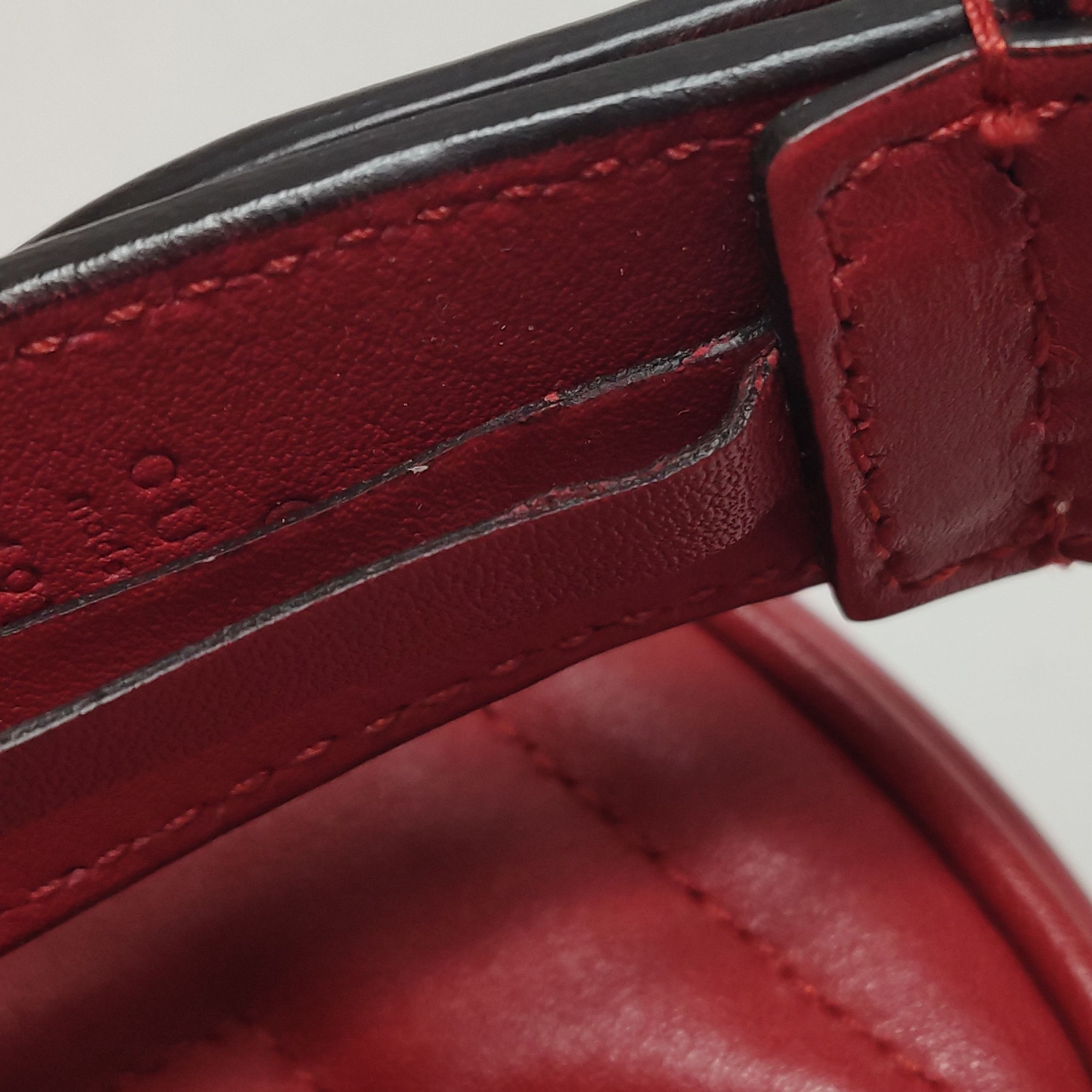 Gucci Gucci GG Marmont Red Leather Belt Bag One Size Size ONE SIZE - 19 Thumbnail