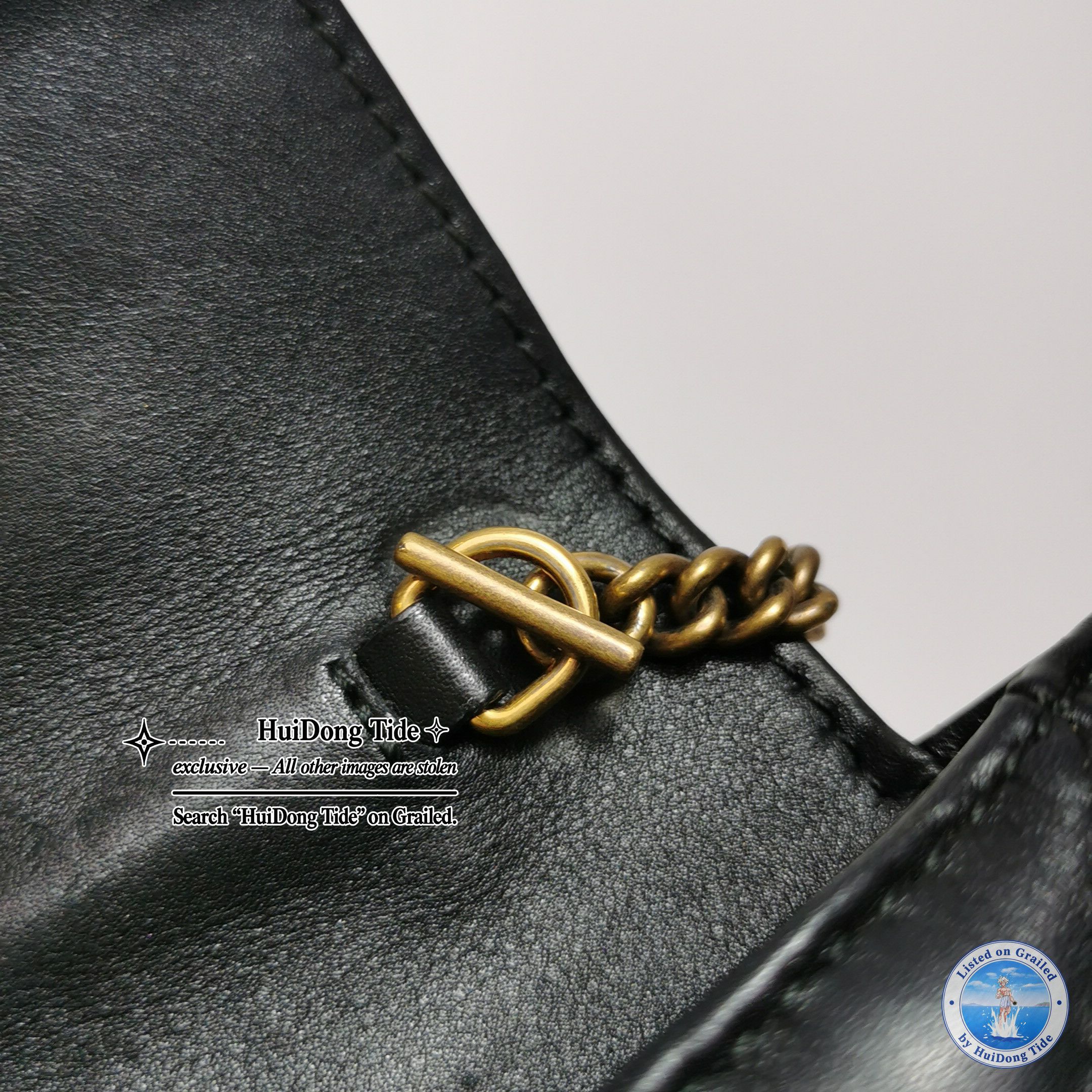 Gucci Gucci GG Marmont Black Leather Shoulder Bag Size ONE SIZE - 15 Thumbnail