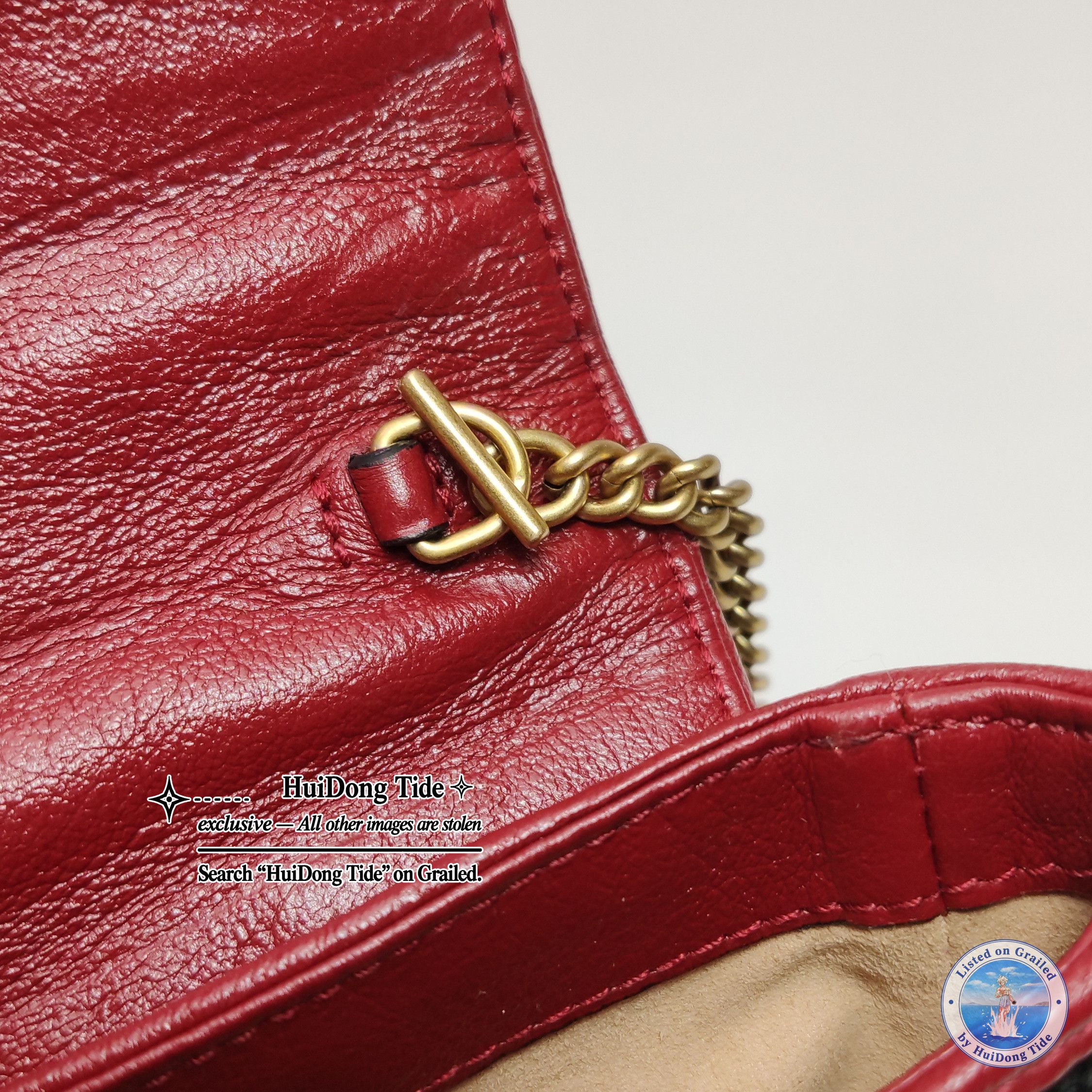 Gucci Gucci GG Marmont Super Mini Leather Crossbody Bag Size ONE SIZE - 16 Thumbnail