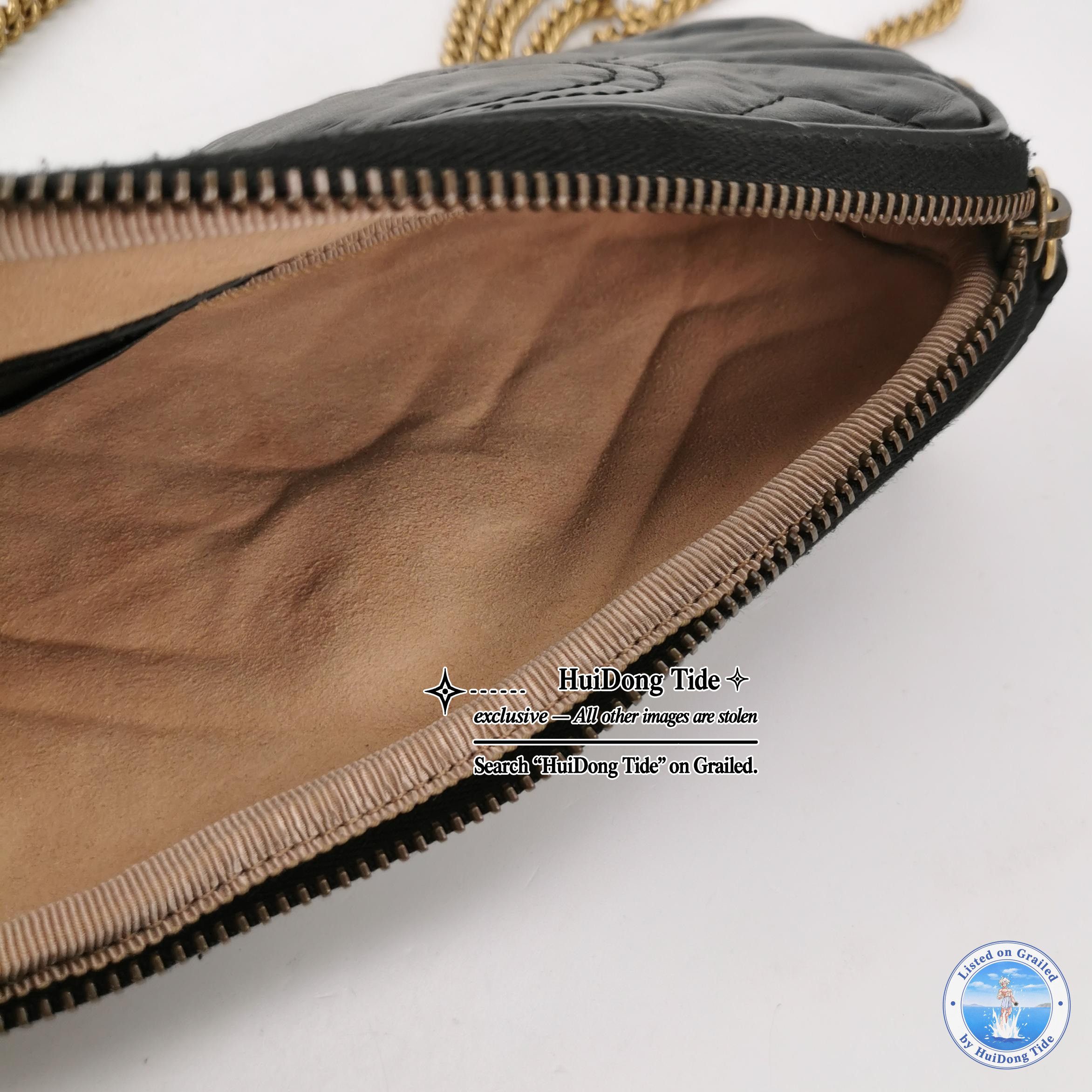 Gucci Gucci GG Marmont V-Quilted Leather Crossbody Bag Size ONE SIZE - 8 Thumbnail
