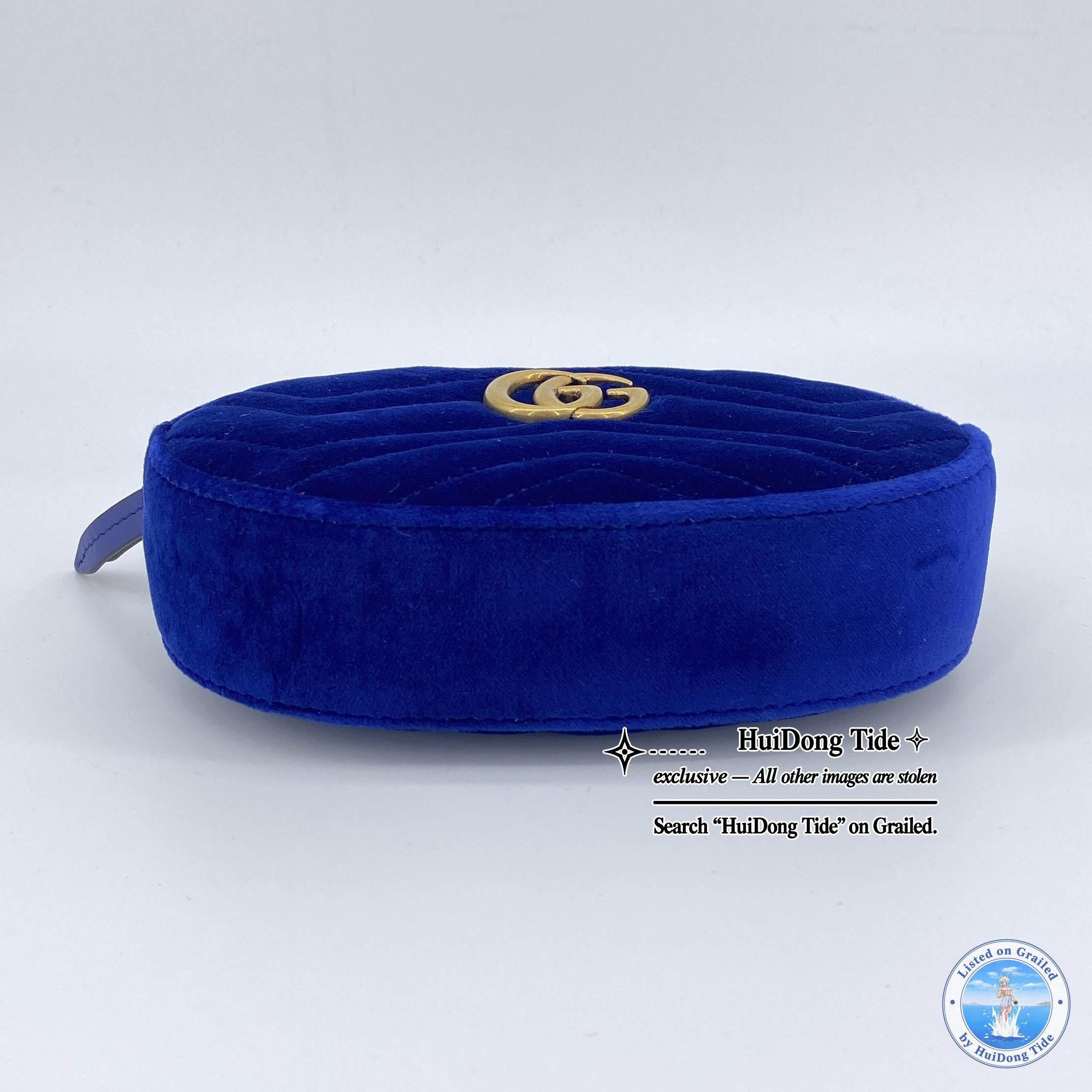 Gucci Gucci GG Marmont Velvet Belt Bag Size OS Size ONE SIZE - 5 Thumbnail