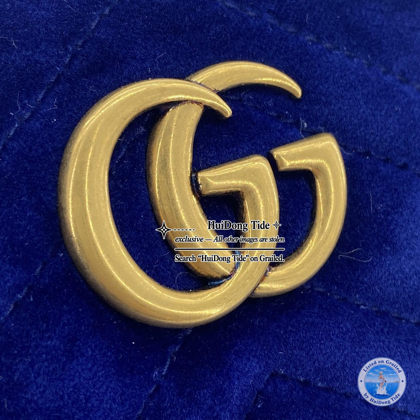 Gucci Gucci GG Marmont Velvet Belt Bag Size OS Size ONE SIZE - 6 Thumbnail