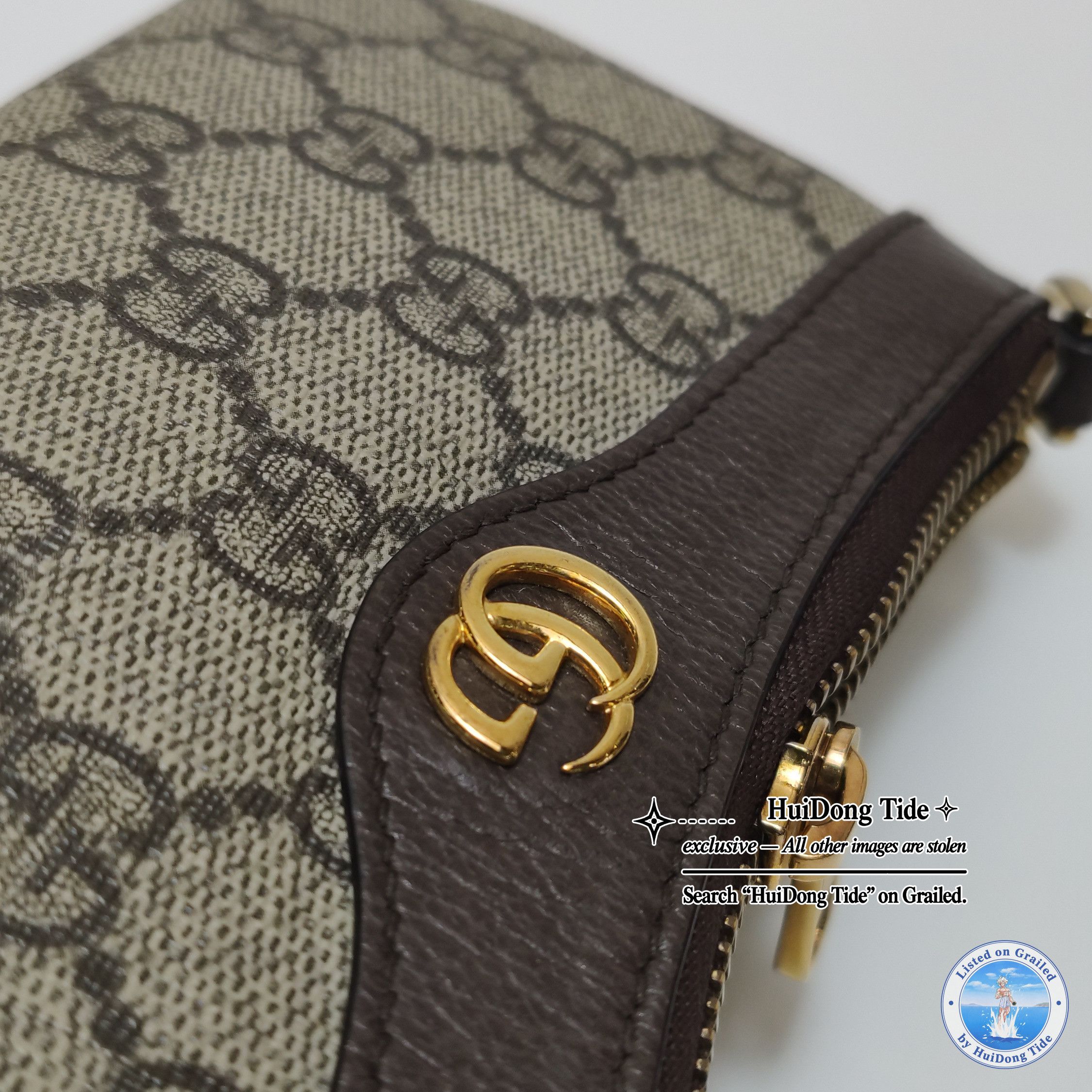 Gucci Gucci Ophidia GG Supreme Mini Shoulder Bag One Size Size ONE SIZE - 14 Thumbnail