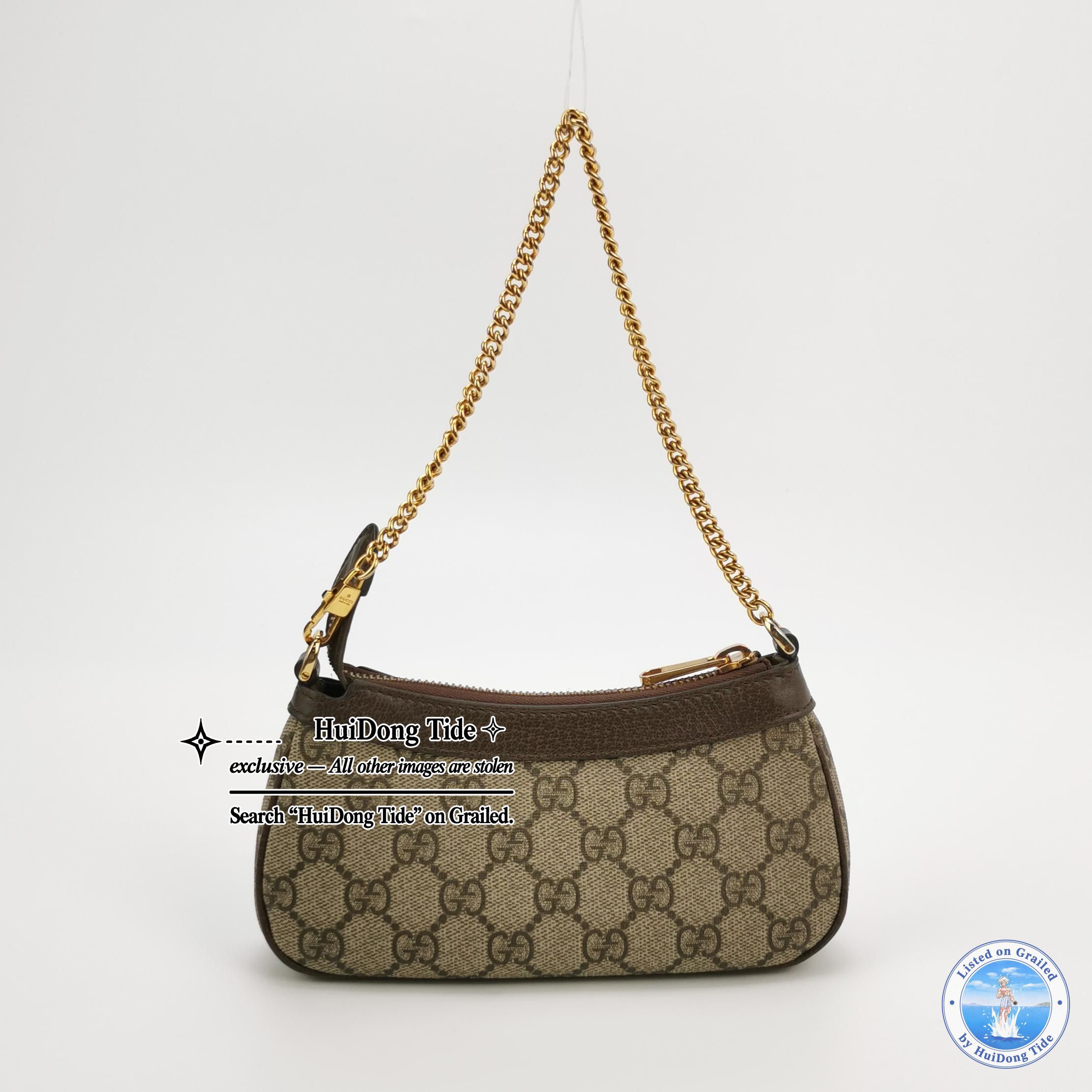 Gucci Gucci Ophidia GG Supreme Mini Shoulder Bag One Size Size ONE SIZE - 5 Thumbnail