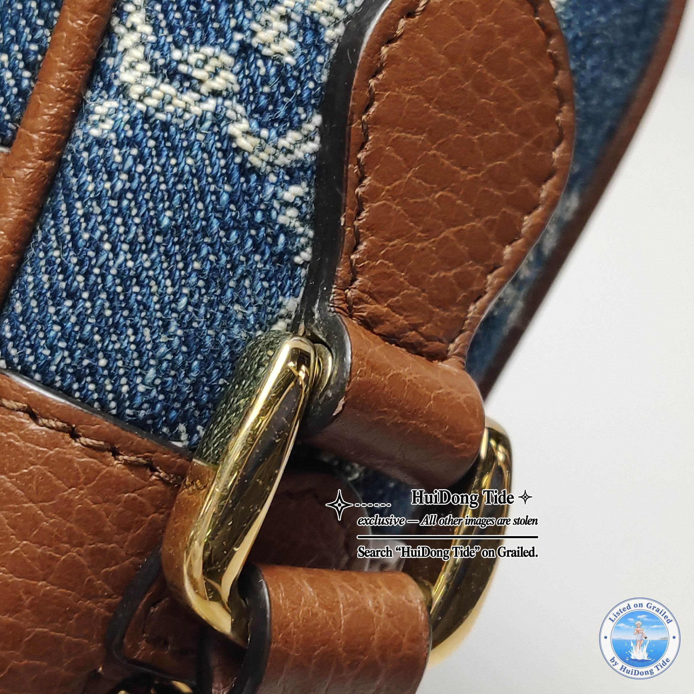 Gucci Gucci Ophidia GG Denim Crossbody Bag ONE SIZE Size ONE SIZE - 19 Thumbnail