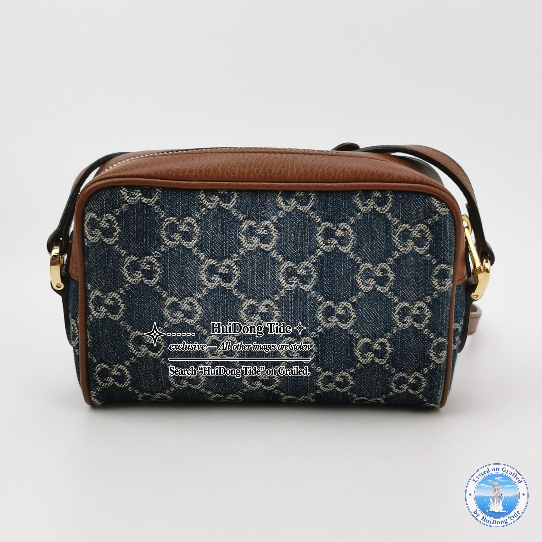 Gucci Gucci Ophidia GG Denim Crossbody Bag ONE SIZE Size ONE SIZE - 5 Thumbnail