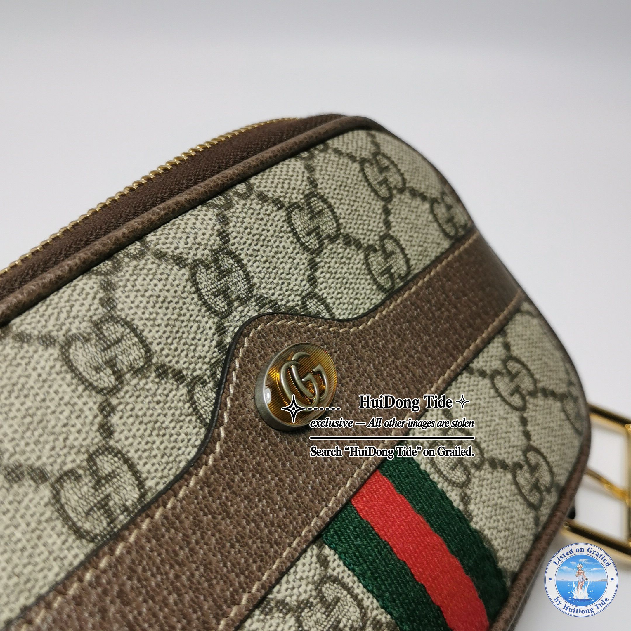 Gucci Gucci Ophidia GG Supreme Web Belt Bag Size ONE SIZE - 10 Thumbnail