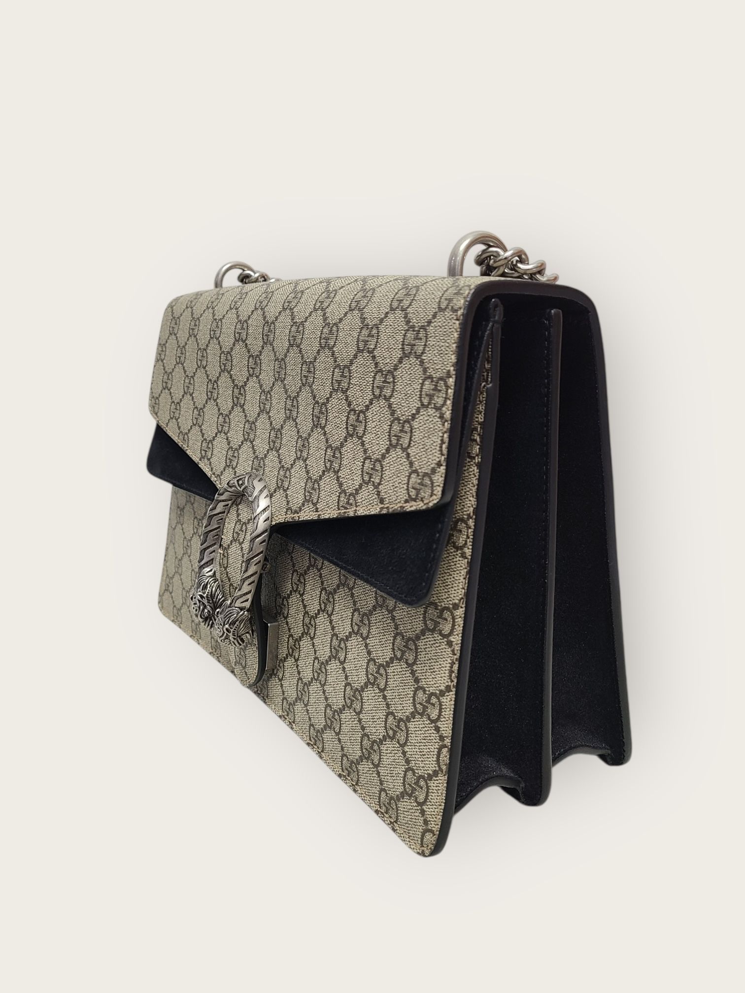 Gucci GG Supreme Canvas Dionysus Chain Shoulder Bag Medium Size ONE SIZE - 4 Thumbnail