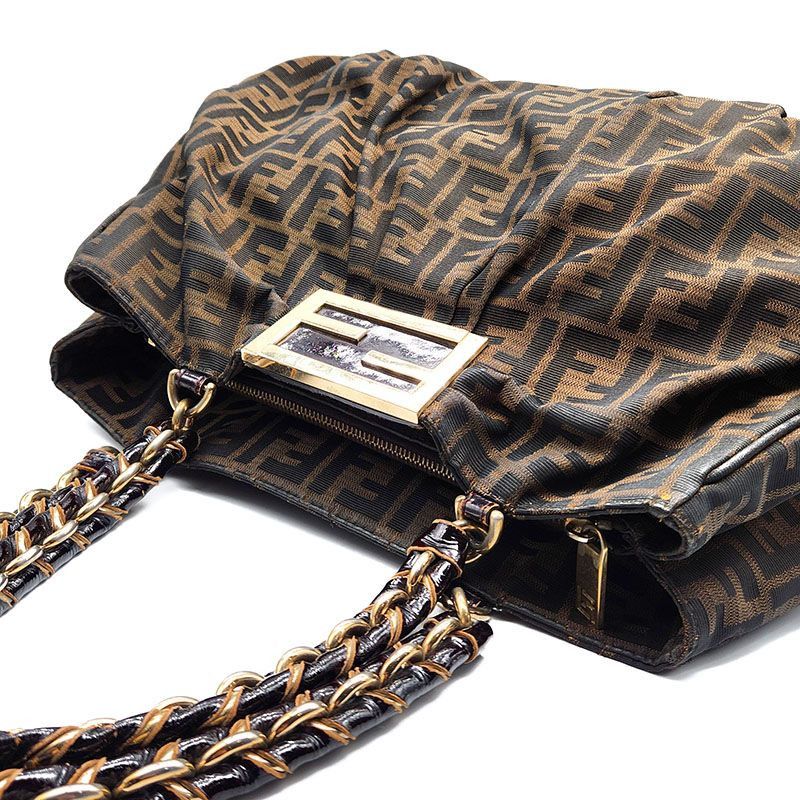 Fendi Juka Mia Chain Shoulder Bag Large Size ONE SIZE - 6 Thumbnail