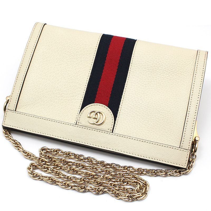 Gucci Ophidia GG Gold Logo Chain Shoulder Bag Size ONE SIZE - 3 Thumbnail