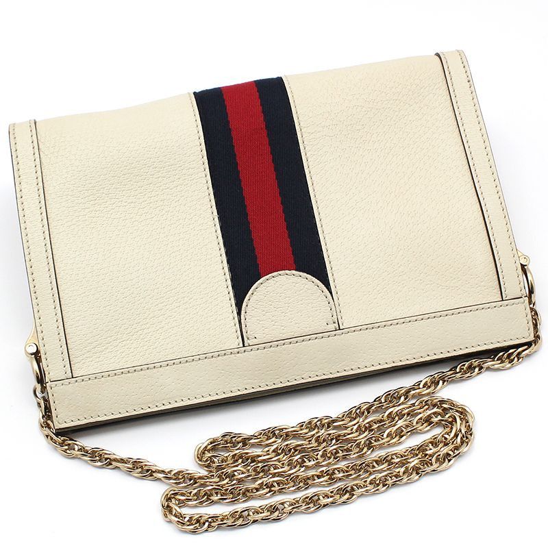 Gucci Ophidia GG Gold Logo Chain Shoulder Bag Size ONE SIZE - 4 Thumbnail