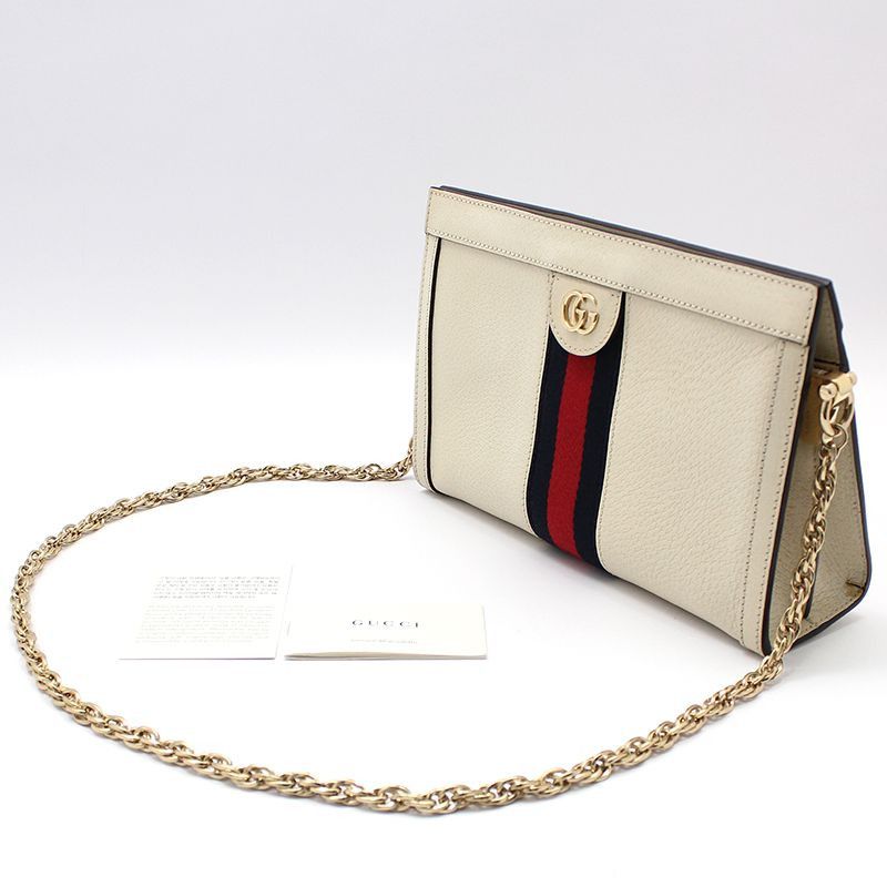 Gucci Ophidia GG Gold Logo Chain Shoulder Bag Size ONE SIZE - 2 Thumbnail