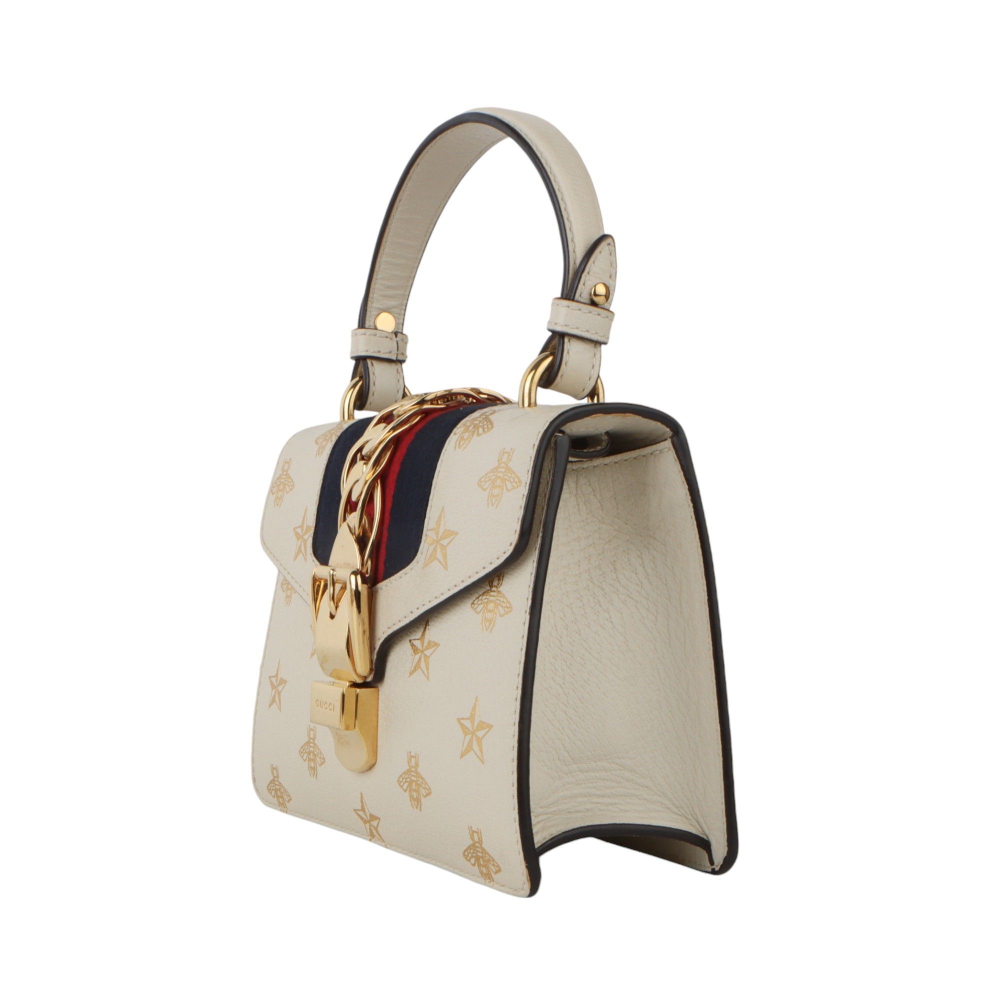 Gucci Gucci Bee Star Mini Sylvie Crossbody Bag Size ONE SIZE - 2 Thumbnail
