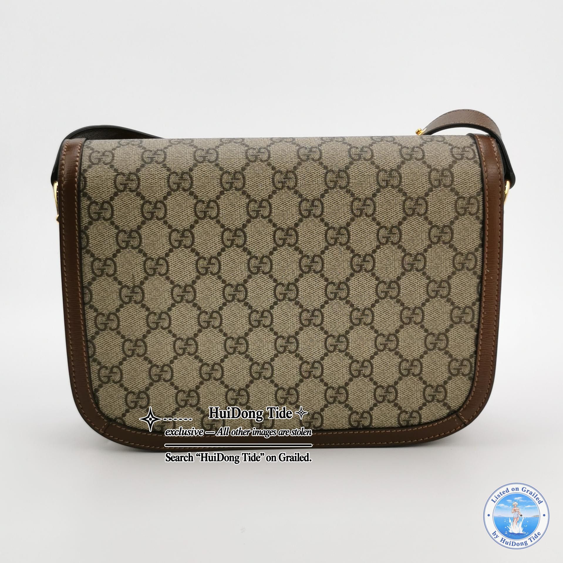 Gucci Gucci 1955 Horsebit GG Supreme Shoulder Bag Size ONE SIZE - 5 Thumbnail