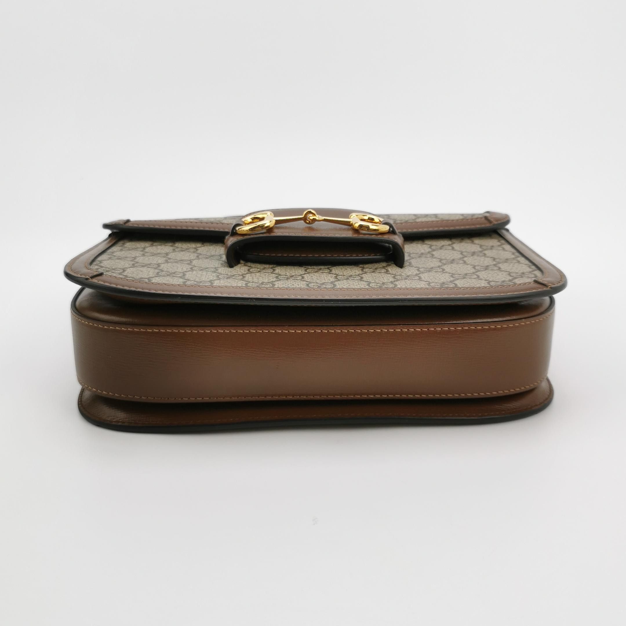 Gucci Gucci 1955 Horsebit GG Supreme Shoulder Bag Size ONE SIZE - 6 Thumbnail
