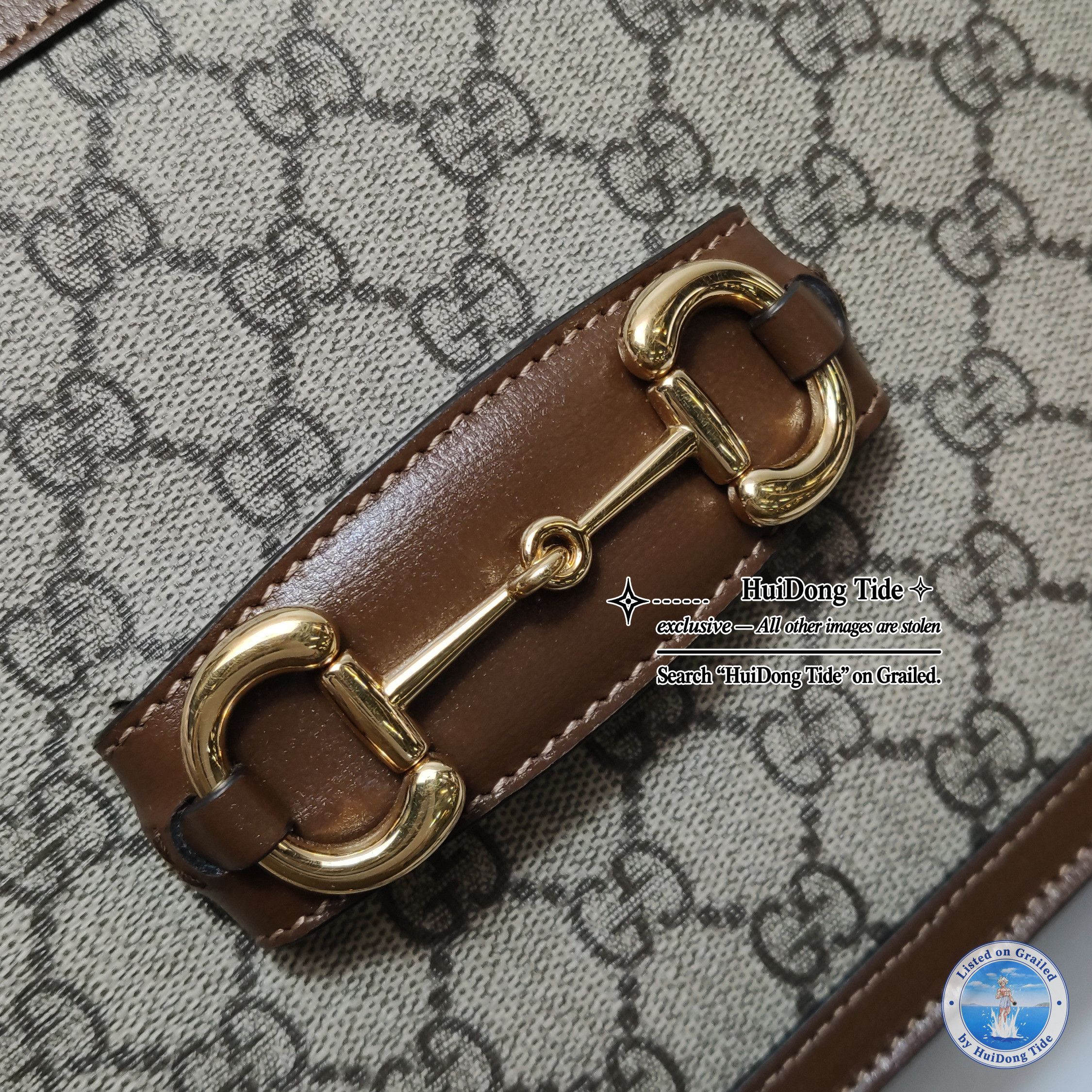 Gucci Gucci 1955 Horsebit GG Supreme Shoulder Bag Size ONE SIZE - 12 Thumbnail