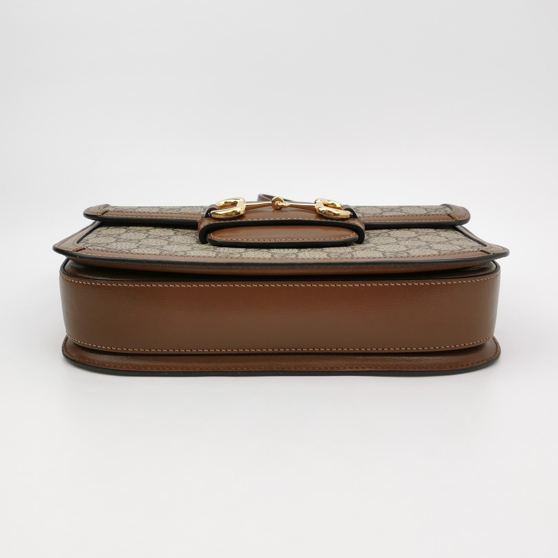 Gucci Gucci 1955 Horsebit GG Supreme Shoulder Bag Size ONE SIZE - 6 Thumbnail