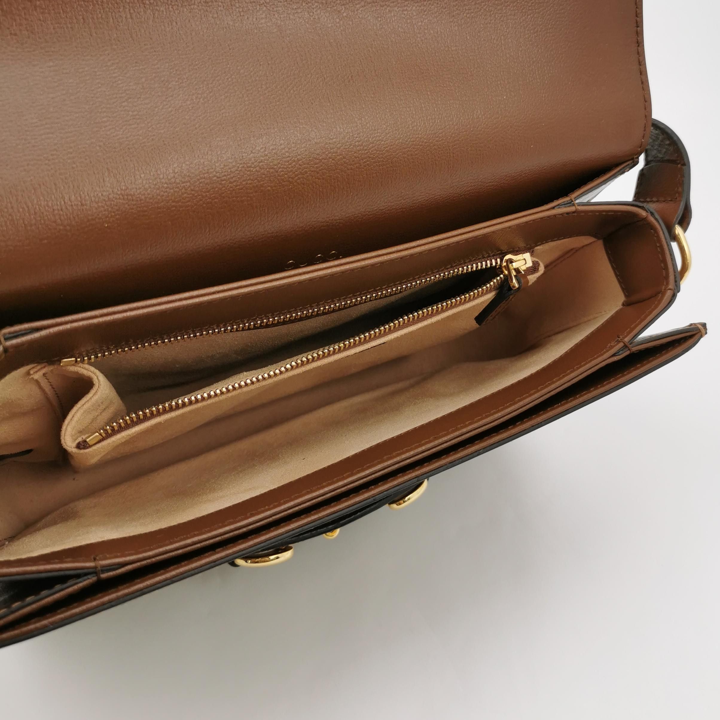 Gucci Gucci 1955 Horsebit GG Supreme Shoulder Bag Size ONE SIZE - 7 Thumbnail