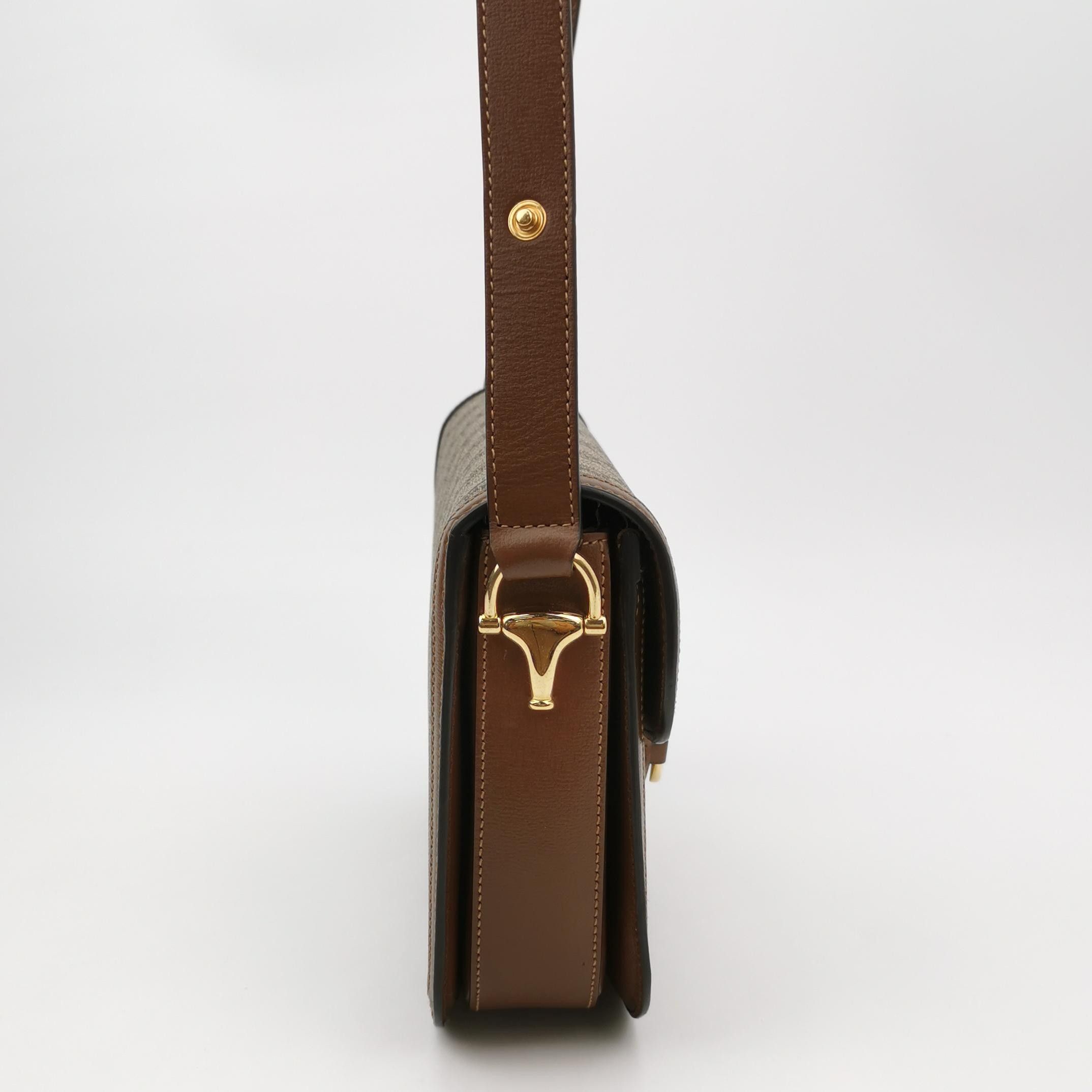 Gucci Gucci 1955 Horsebit GG Supreme Shoulder Bag Size ONE SIZE - 4 Thumbnail